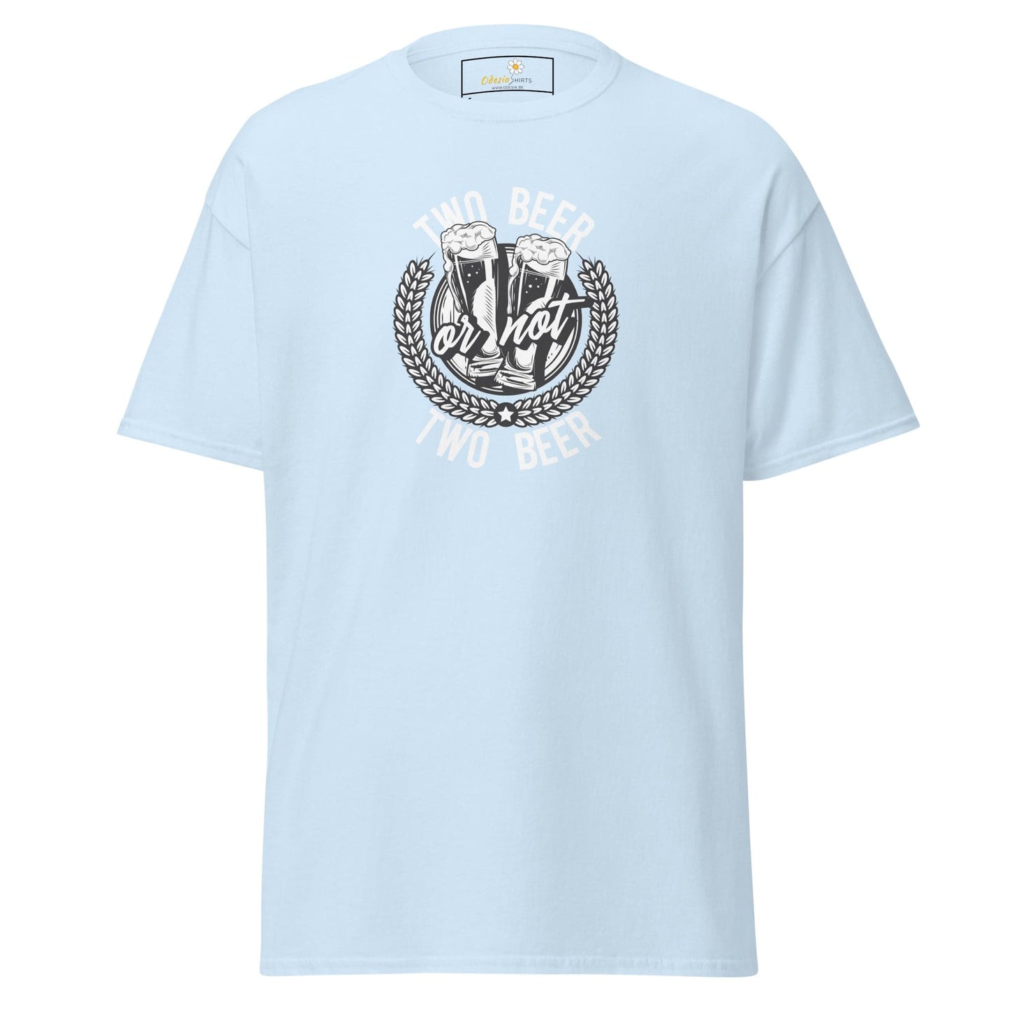 Unisex classic t-shirt - FUN TWO BEER OR NOT - REGULAR - Light Blue / S