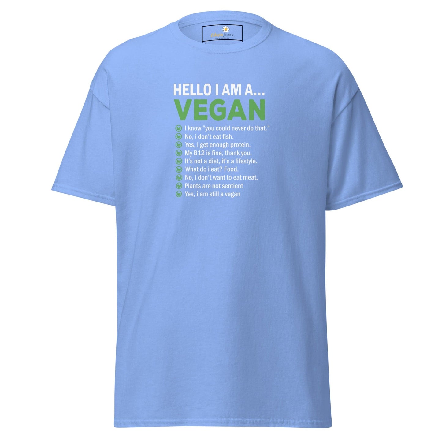 Art T-shirt Design Tee • Man / Woman • [s-xl] - Carolina Blue / s