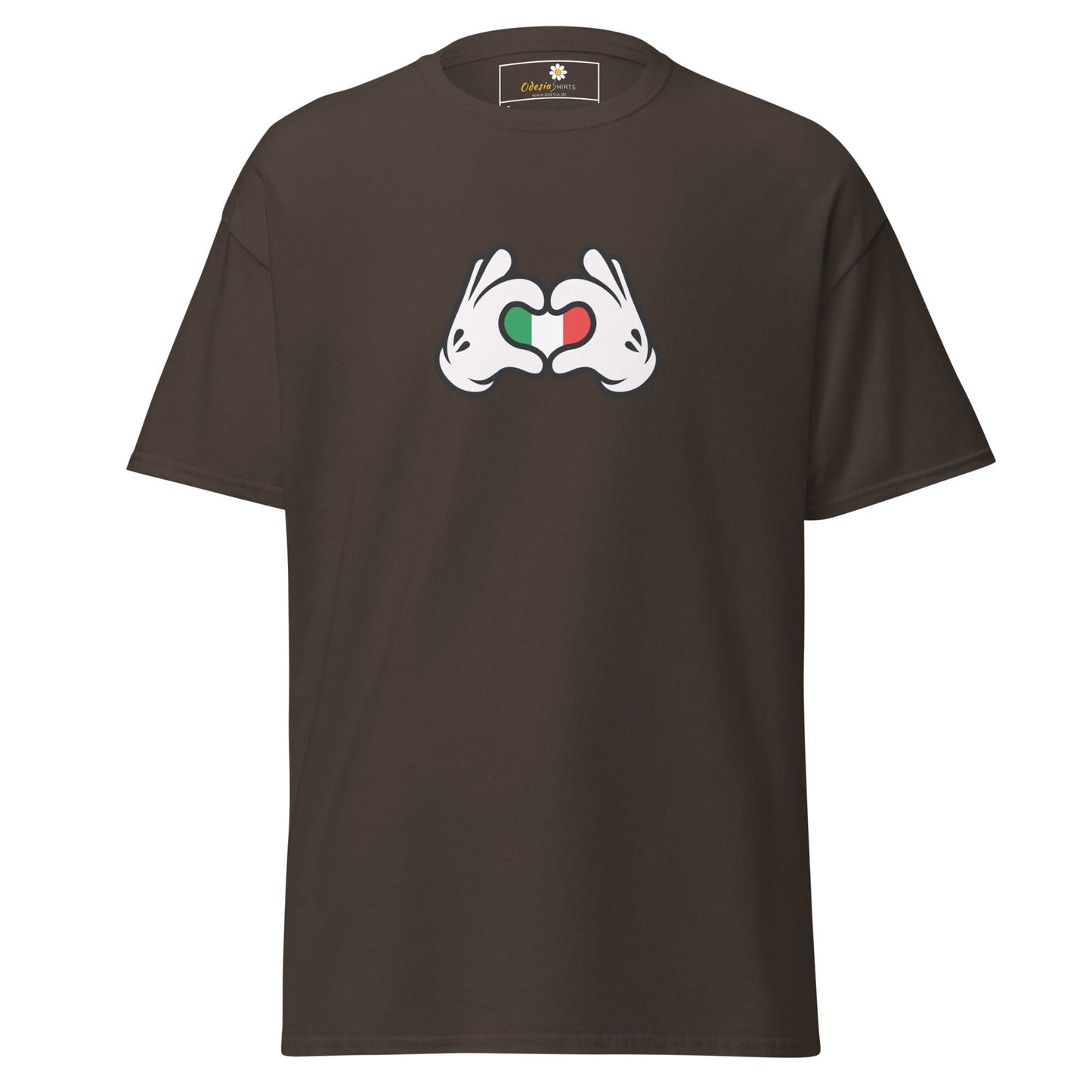 Art T-shirt Design Tee • Man / Woman • [s-xl] - Dark Chocolate / s