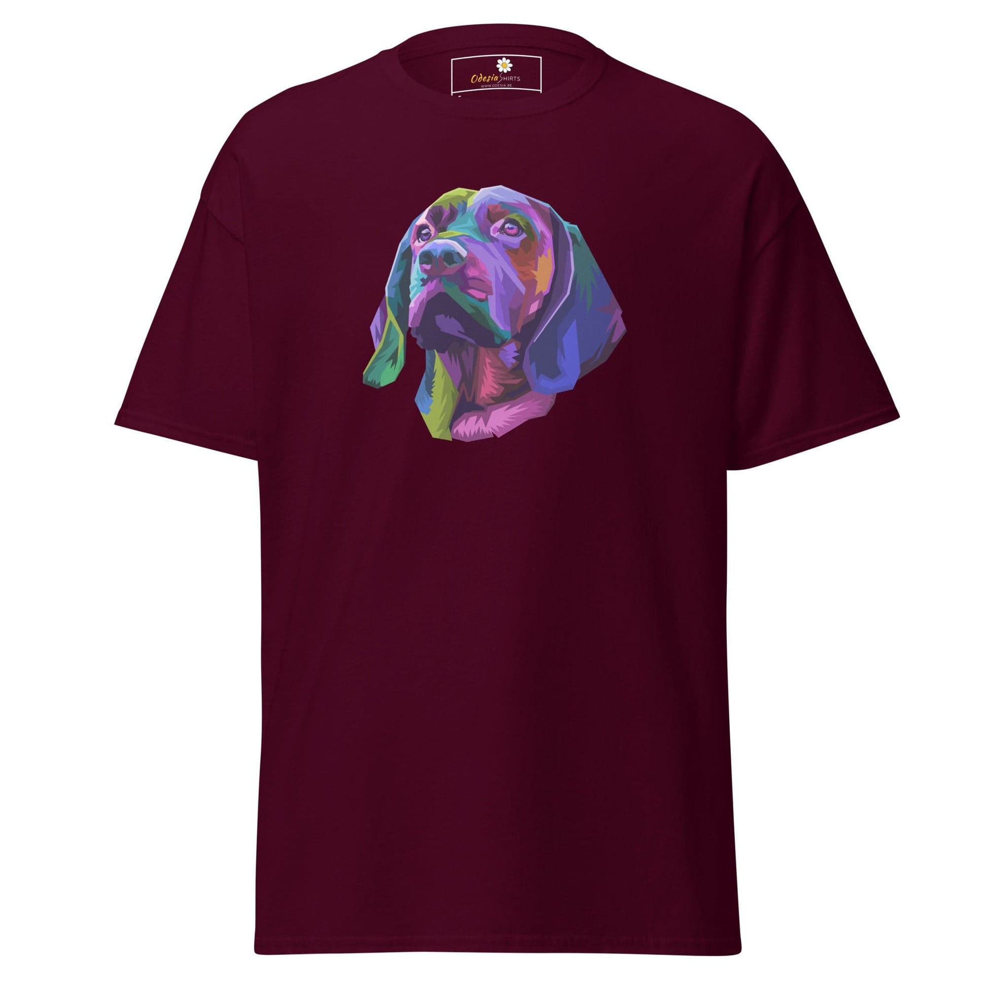 Art T-shirt Design Tee • Man / Woman • [s-xl] - Maroon / s