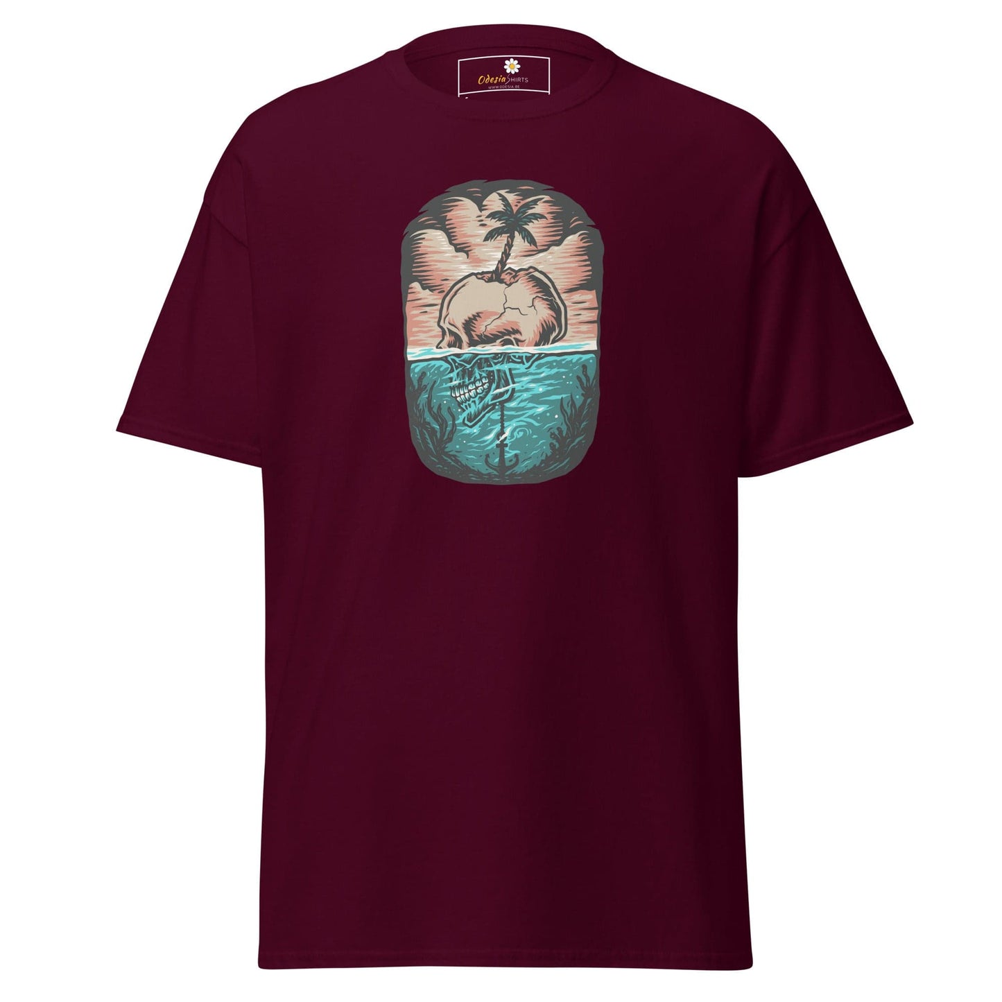 Art T-shirt Design Tee • Man / Woman • [s-xl] - Maroon / s