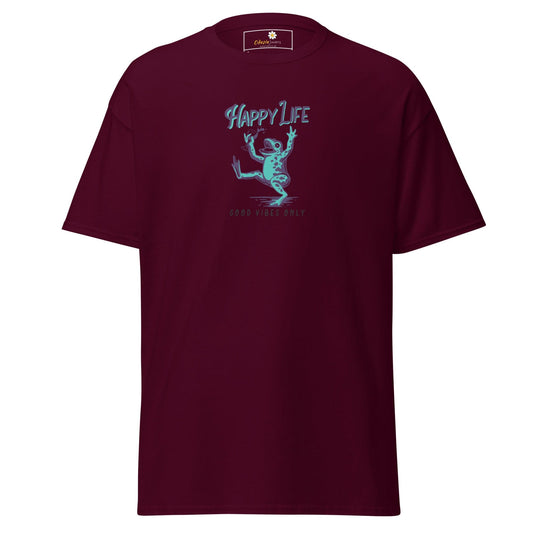 Art T-shirt Design Tee • Man / Woman • [s-xl] - Maroon / s