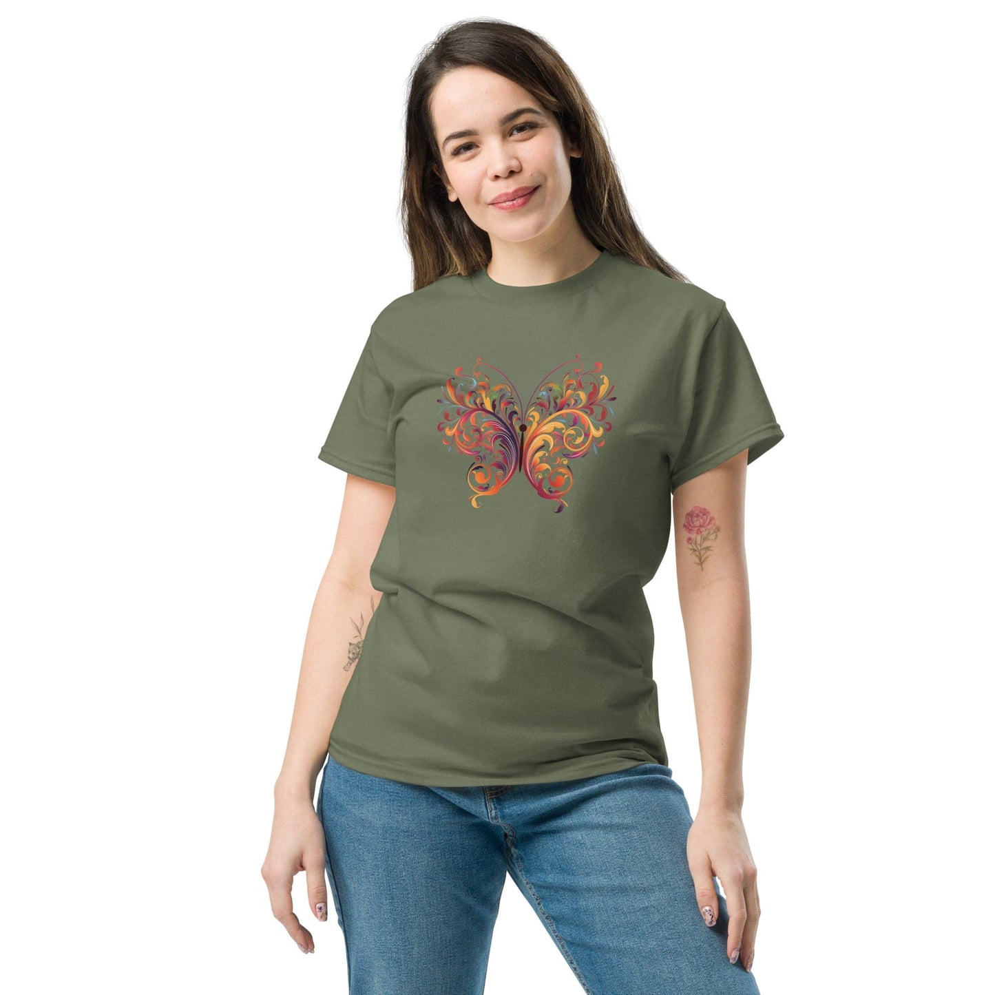 Art T-shirt Design Tee • Man / Woman • [s-xl] - Military Green / s