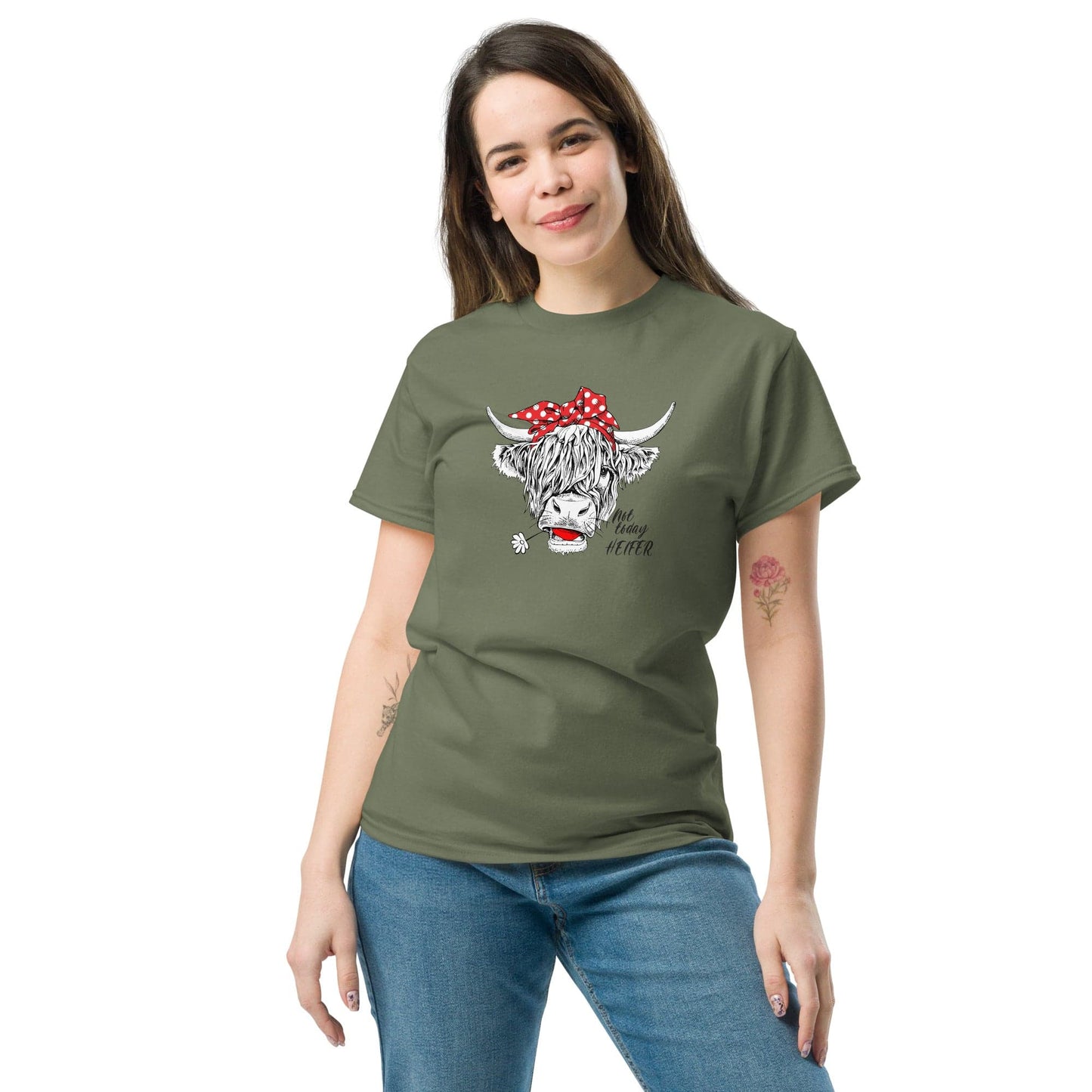 Art T-shirt Design Tee • Man / Woman • [s-xl] - Military Green / s