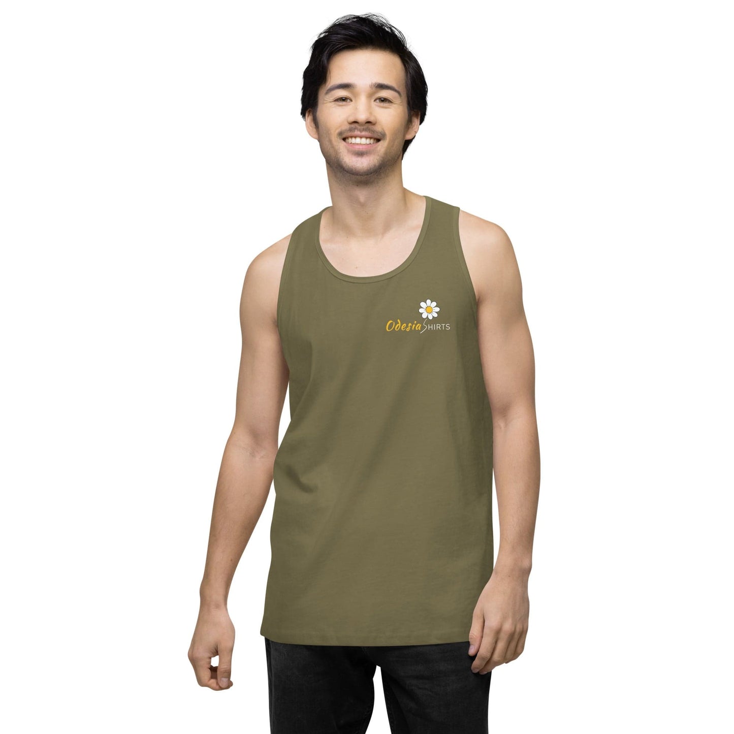 Odesia’s Men’s premium tank top - Military Green / S