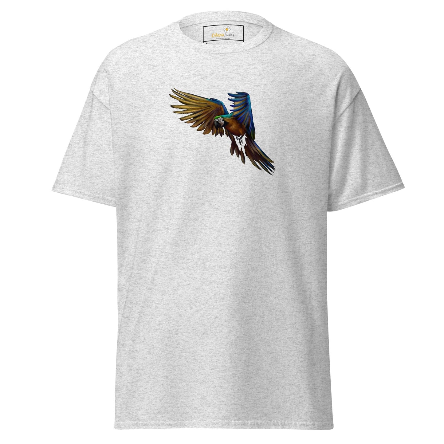 Unisex classic tee - WILD LIFE PARROT - REGULAR - Ash / S