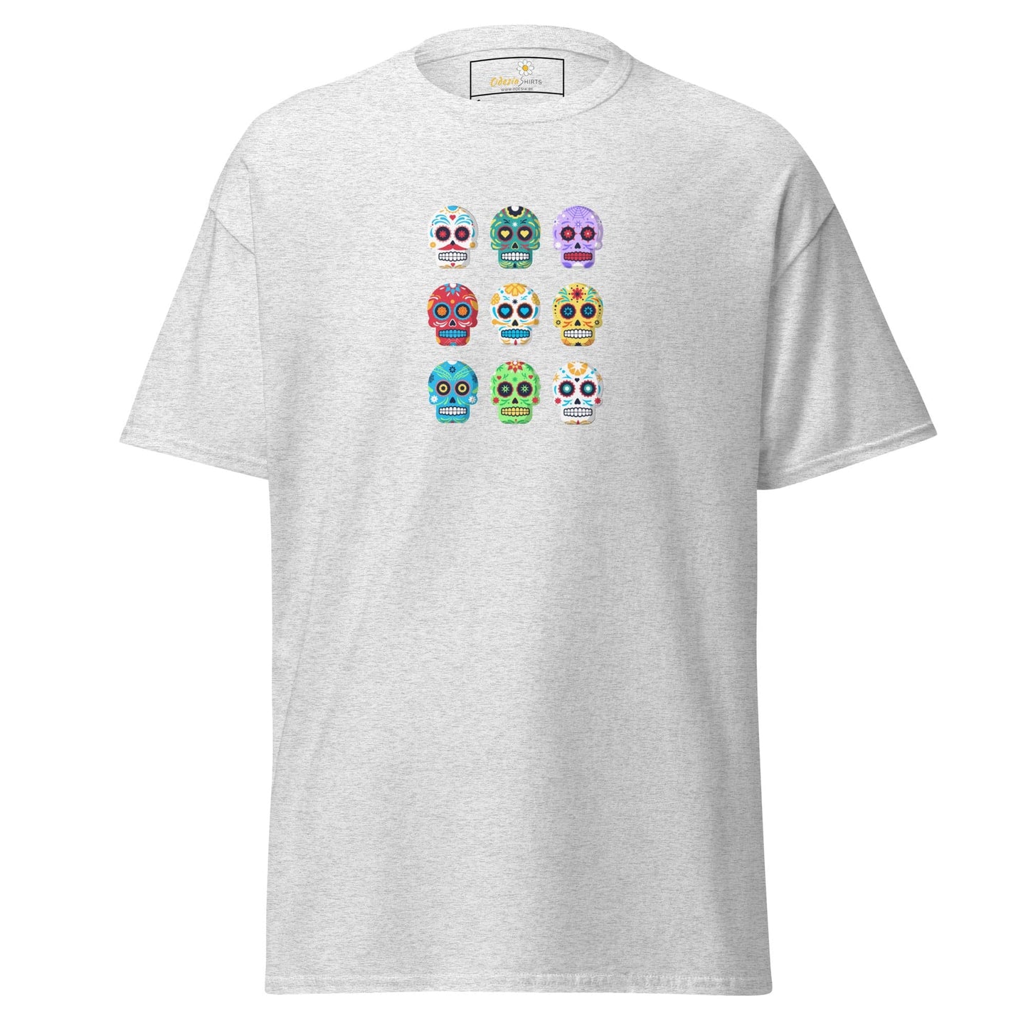 Unisex classic tee - SKULL COLOR SKULLS - REGULAR - Ash / S