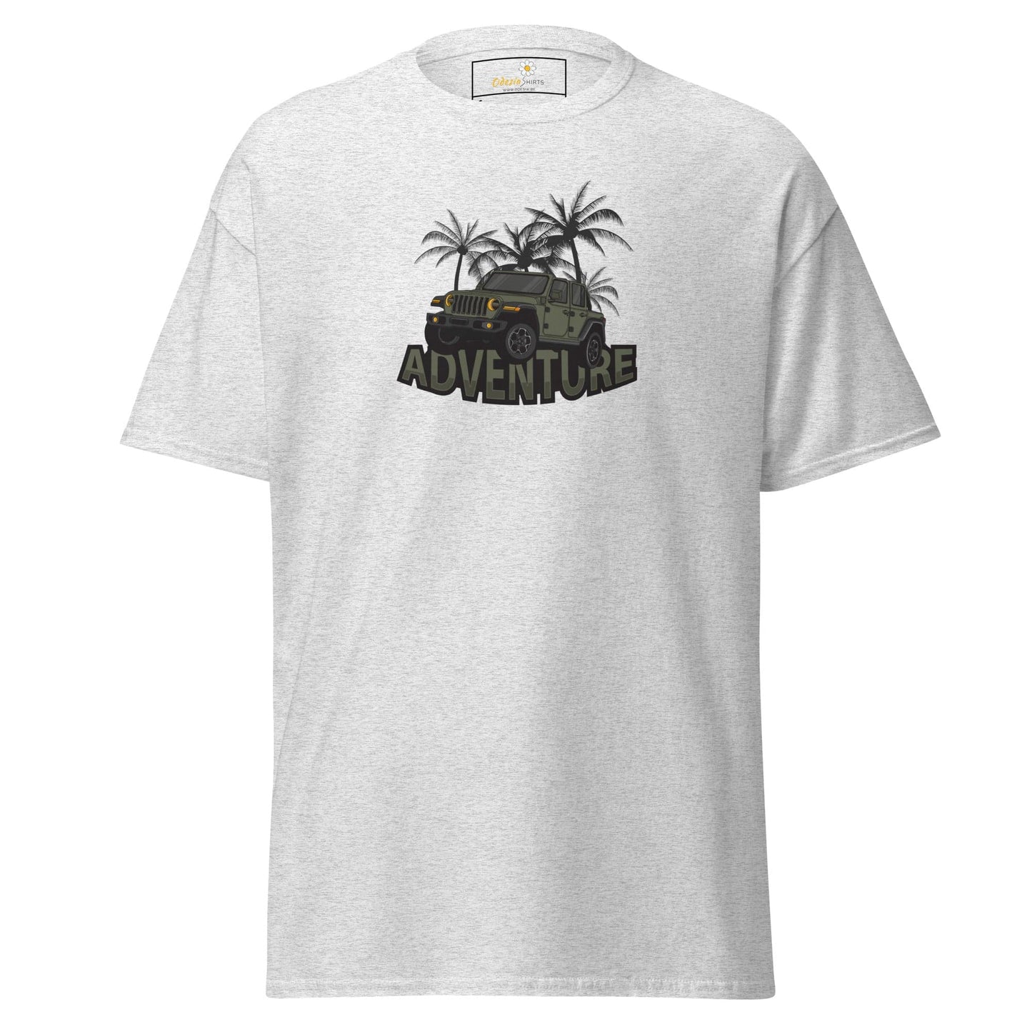 Unisex classic tee - ADVENTURE 4X4 - REGULAR - Ash / S