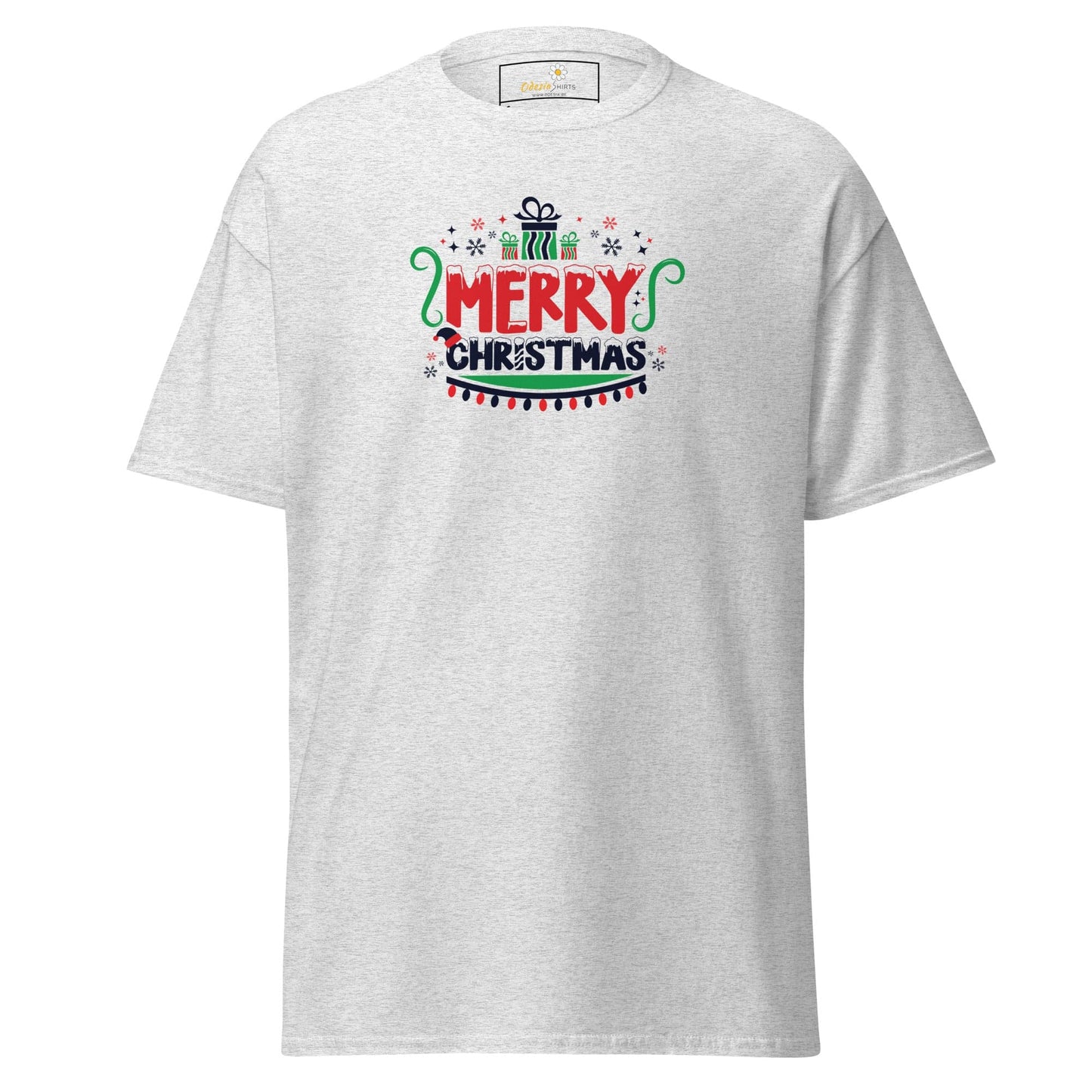 Unisex classic t-shirt - SEASONAL MERRY CHRISTMASS - REGULAR - Ash / S
