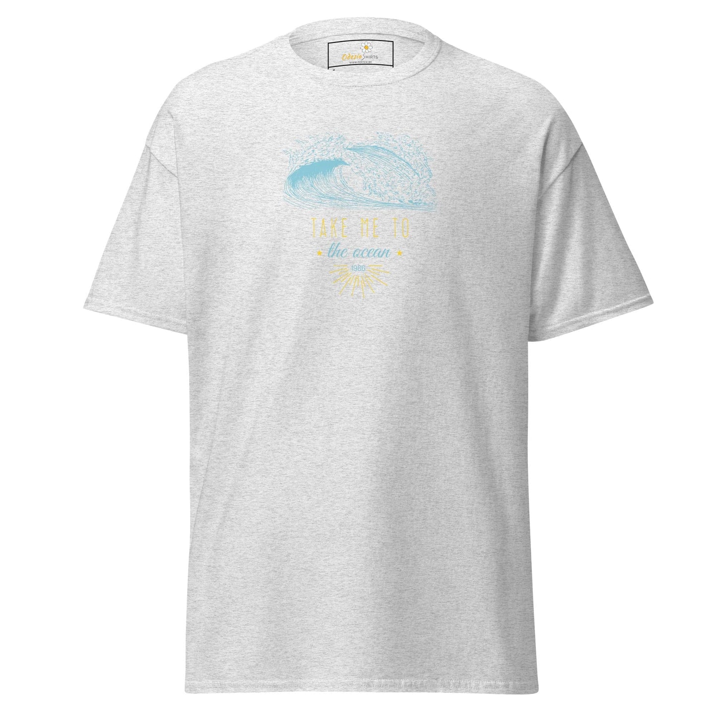 Unisex classic t-shirt - SEALIFE TAKE ME TO THE OCEAN - REGULAR - Ash / S