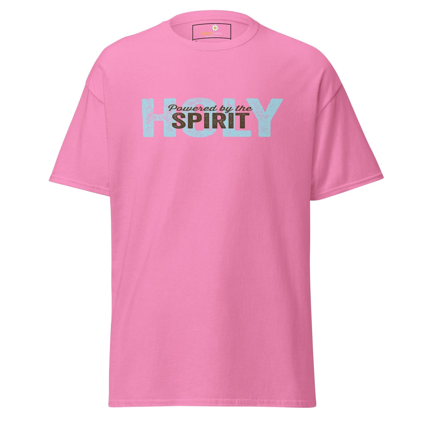 Unisex classic tee - SPIRITUAL POWERED HOLY SPIRIT - REGULAR - Azalea / S