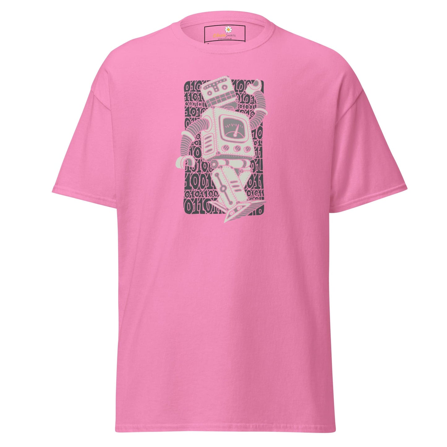 Unisex classic t-shirt - FANTASY ROBOTS NEVER DIE - REGULAR - Azalea / S