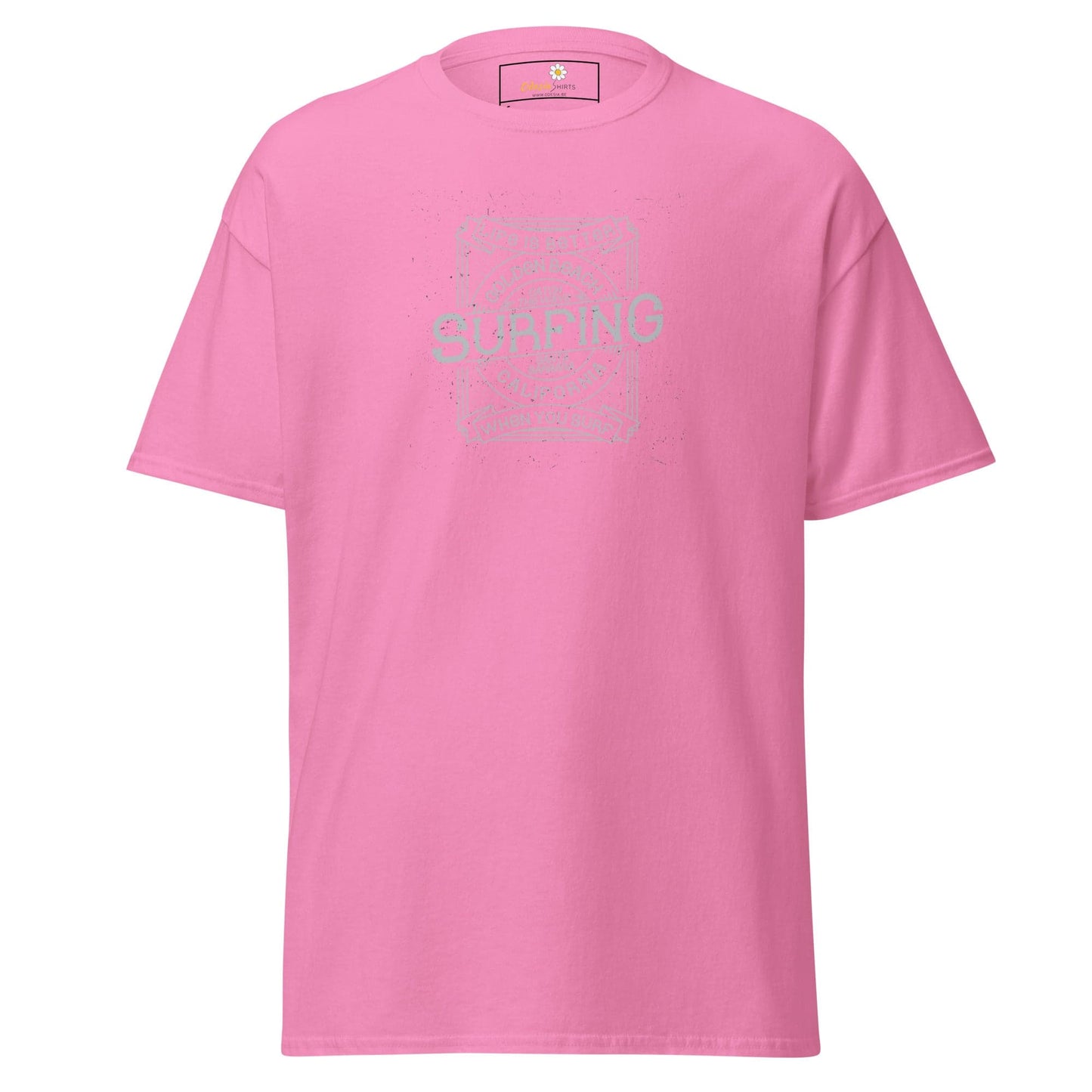 Unisex classic tee - SPORT GOLDEN BEACH SURFING - REGULAR - Azalea / S