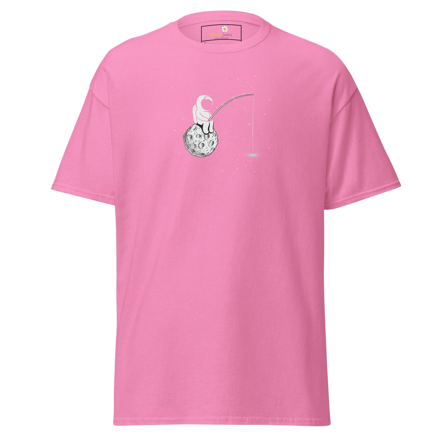 Unisex classic t-shirt - ASTRONAUT FISHING - REGULAR - Azalea / S