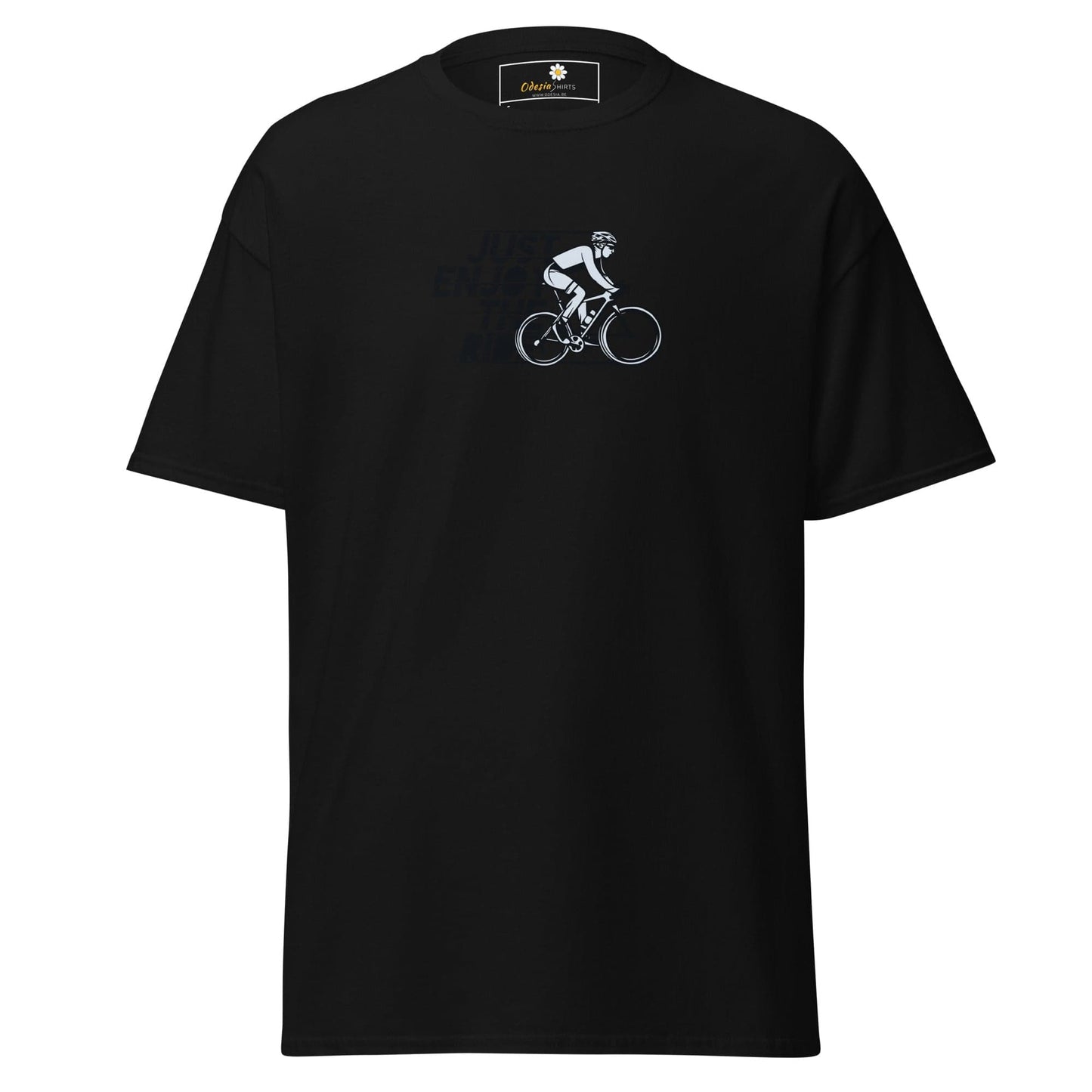 Unisex classic tee - SPORT ENJOY THE RIDE - REGULAR - Black / S