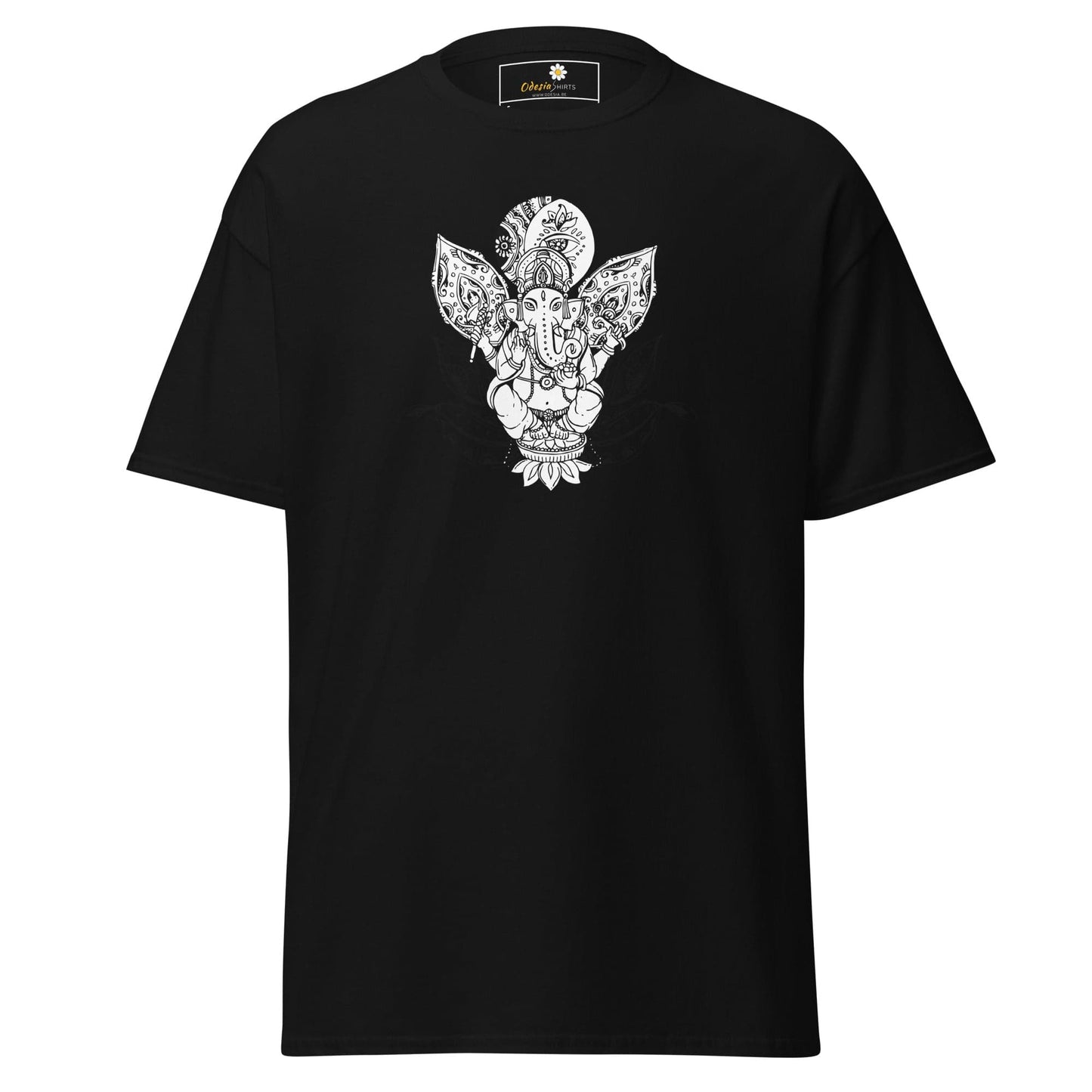 Unisex classic t-shirt - SPIRITUAL GANESH - REGULAR - Black / S