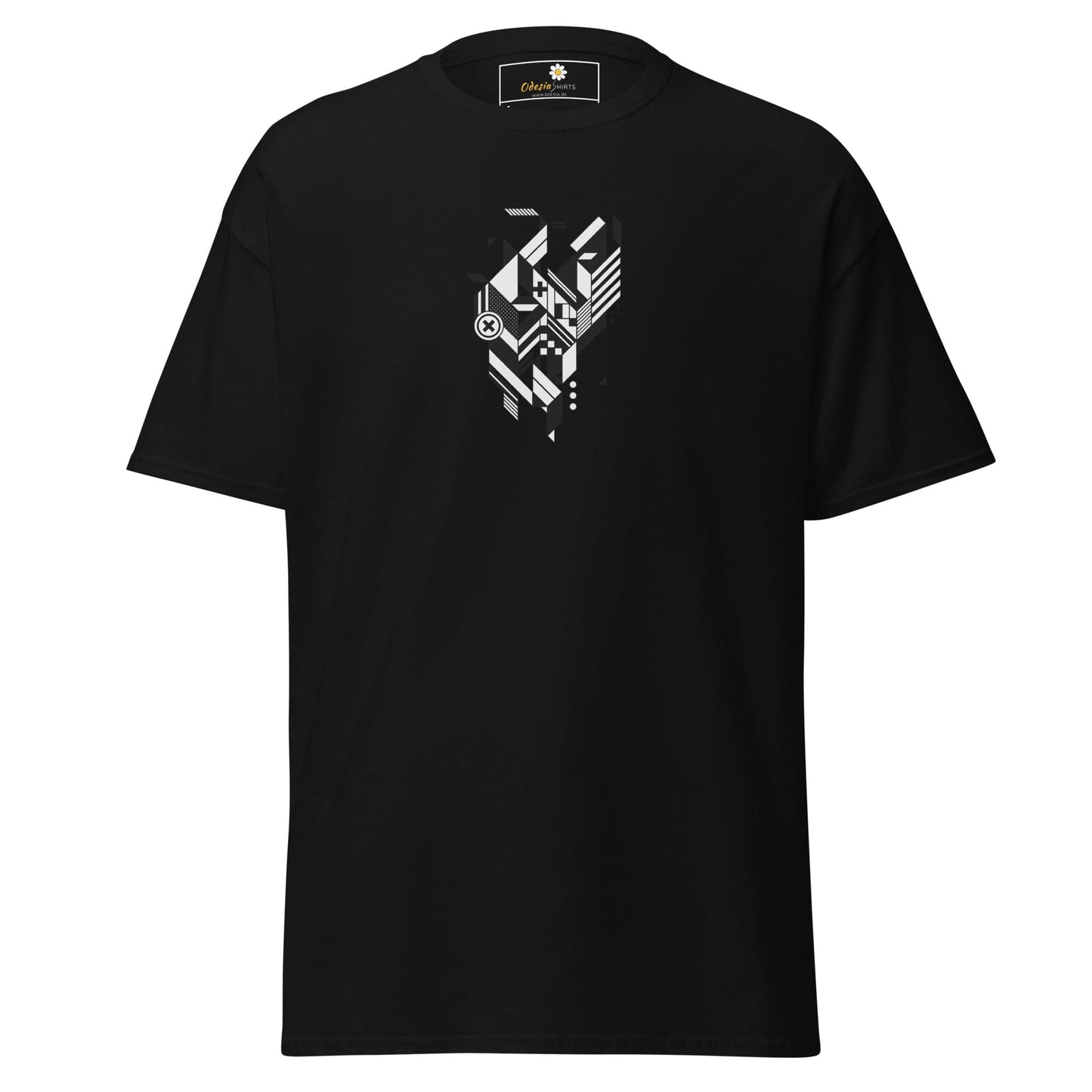 Unisex classic tee - ABSTRACT FIGURE - REGULAR - Black / S