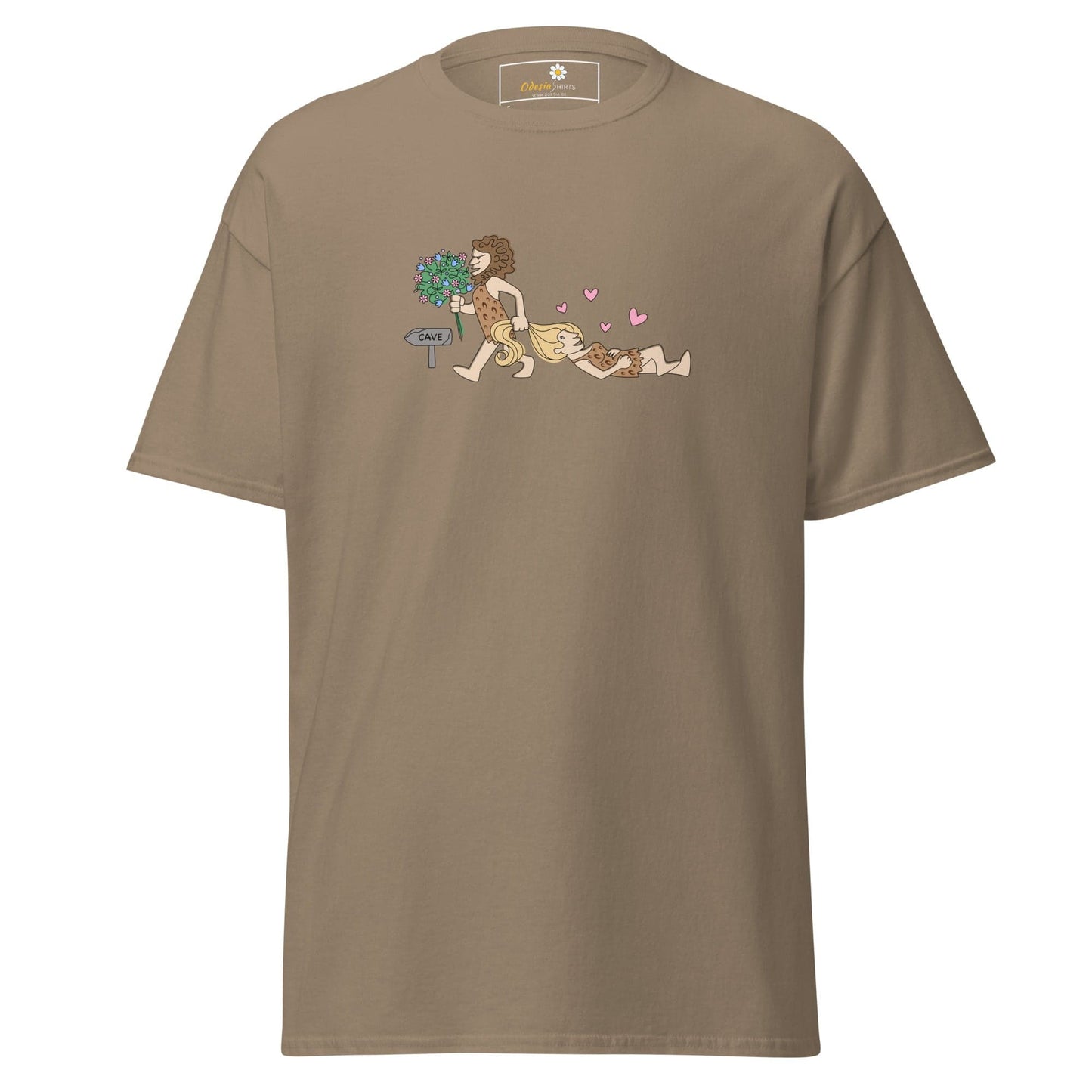 Unisex classic tee - FUN CAVEMAN - REGULAR - Brown Savana / S