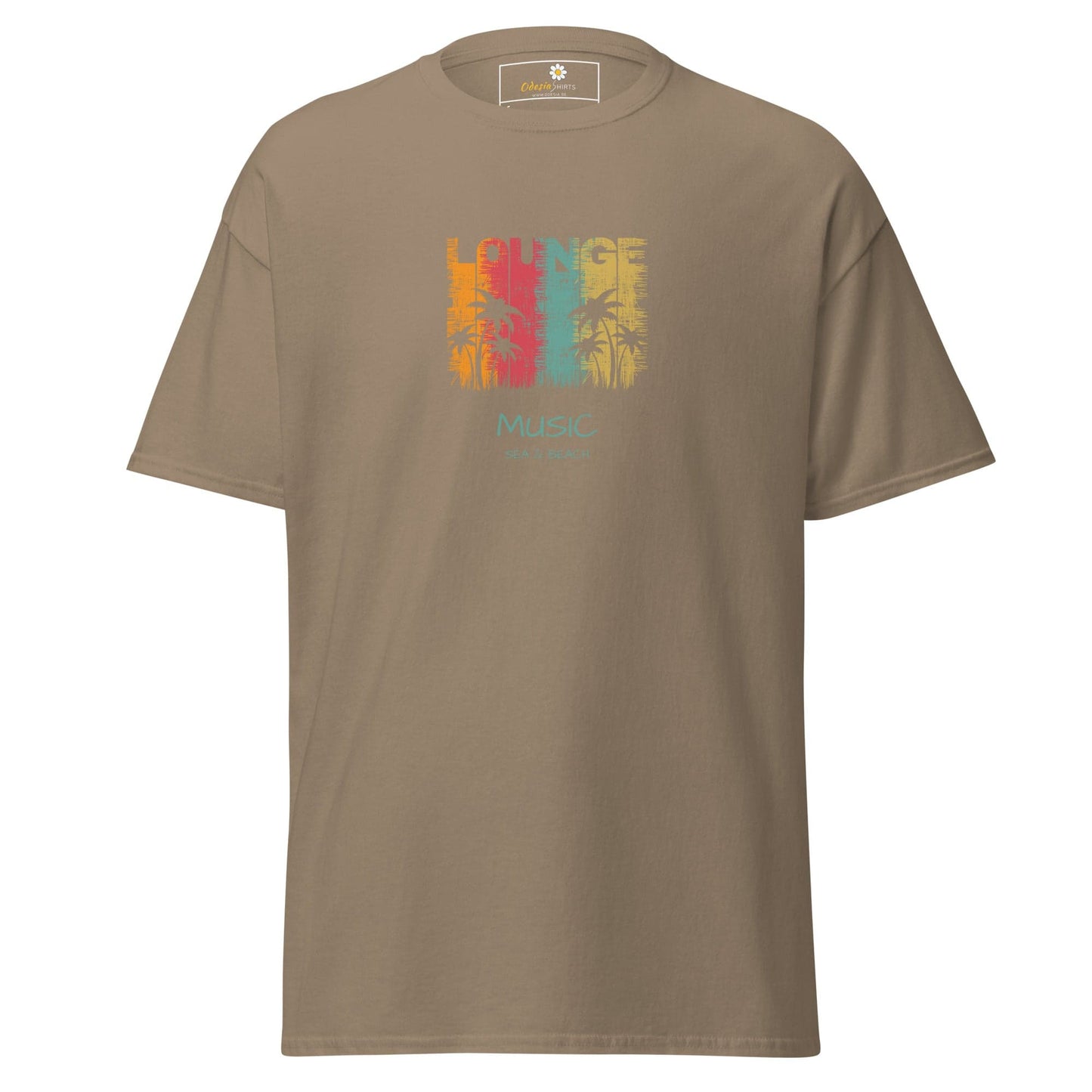 Unisex classic tee - MUSIC LOUNGE - REGULAR - Brown Savana / S