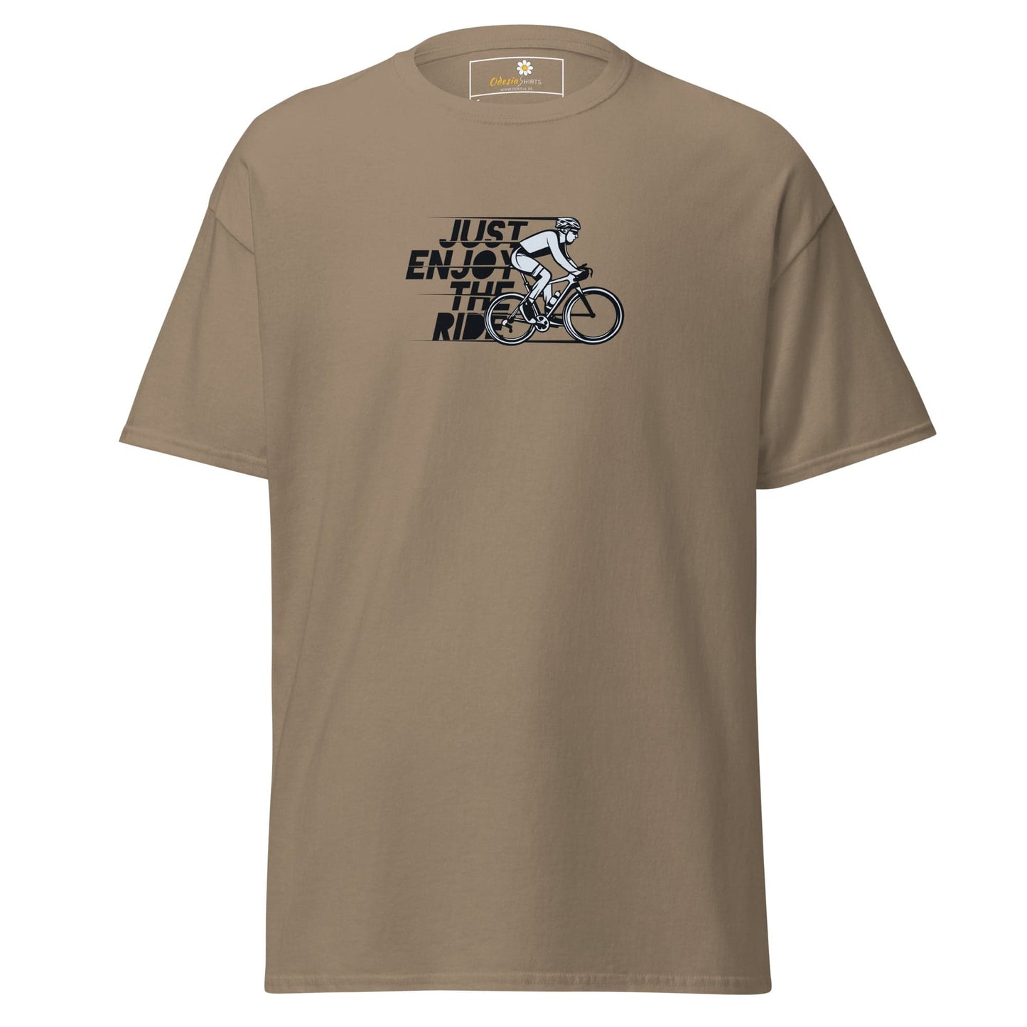 Unisex classic tee - SPORT ENJOY THE RIDE - REGULAR - Brown Savana / S