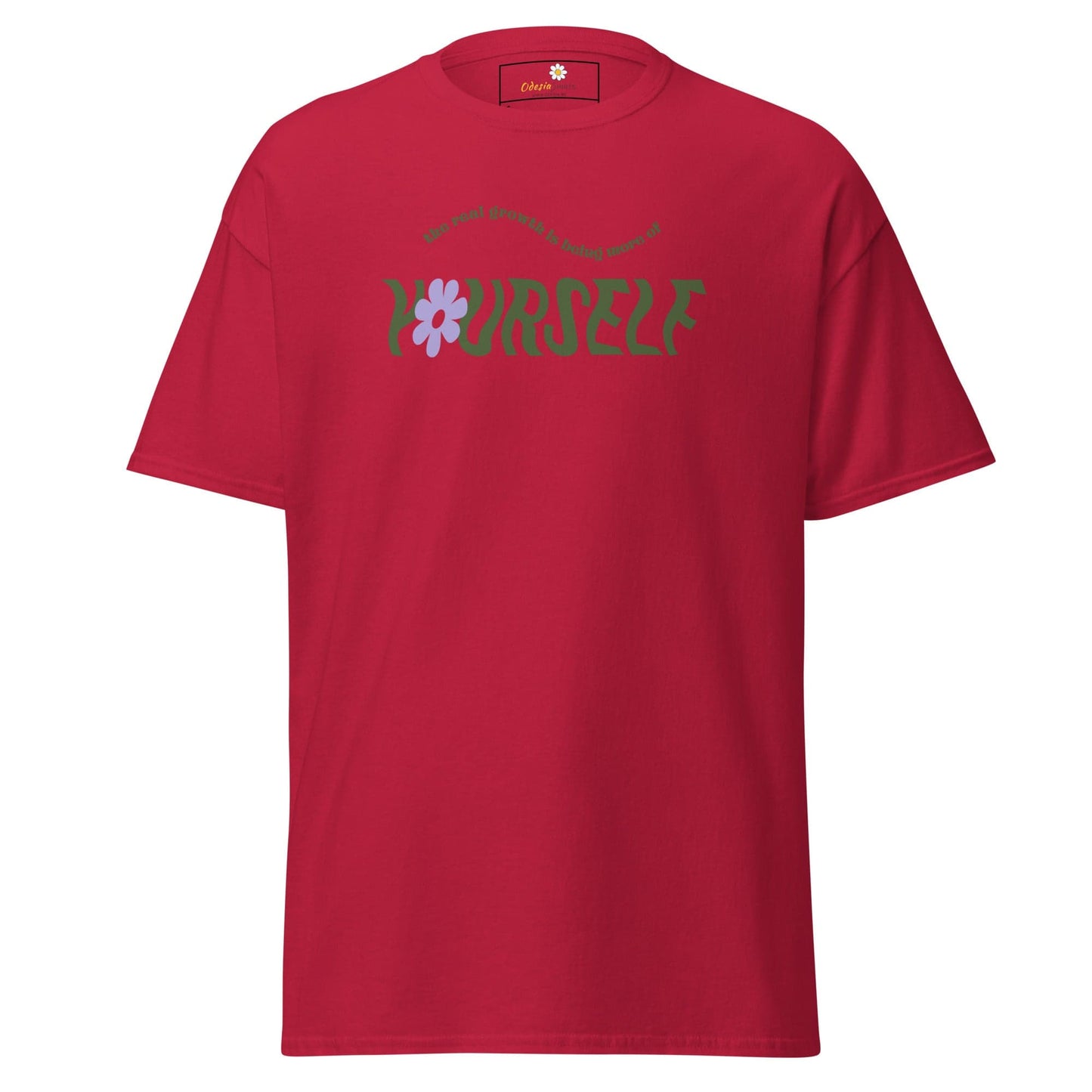 Unisex classic t-shirt - TEXT LOVE YOURSELF - REGULAR - Cardinal / S