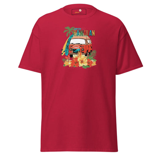 Unisex classic tee - SUMMER HAWAIAN VAN - REGULAR - Cardinal / S