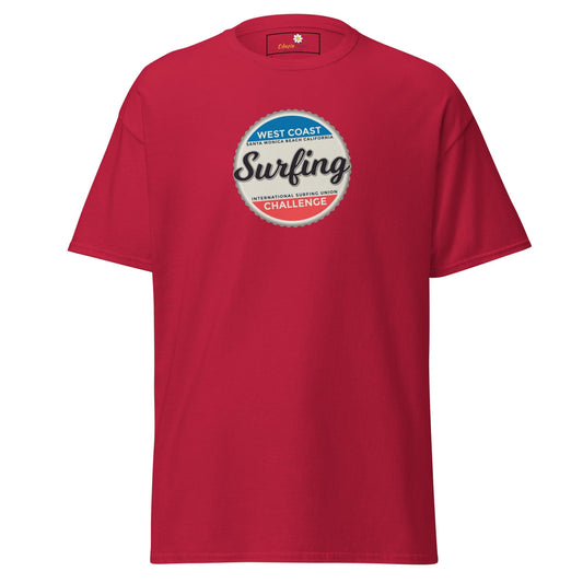Unisex classic tee - SPORT SURFING COAST - REGULAR - Cardinal / S
