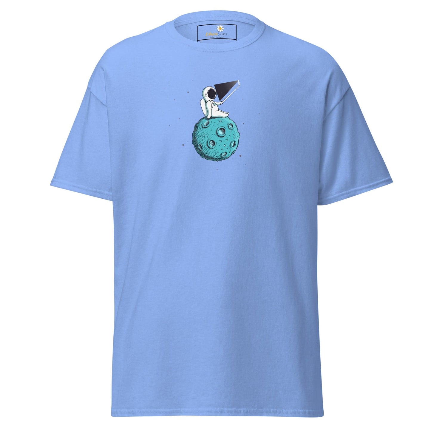 Unisex classic tee - ASTRONAUT SELFIE - REGULAR - Carolina Blue / S