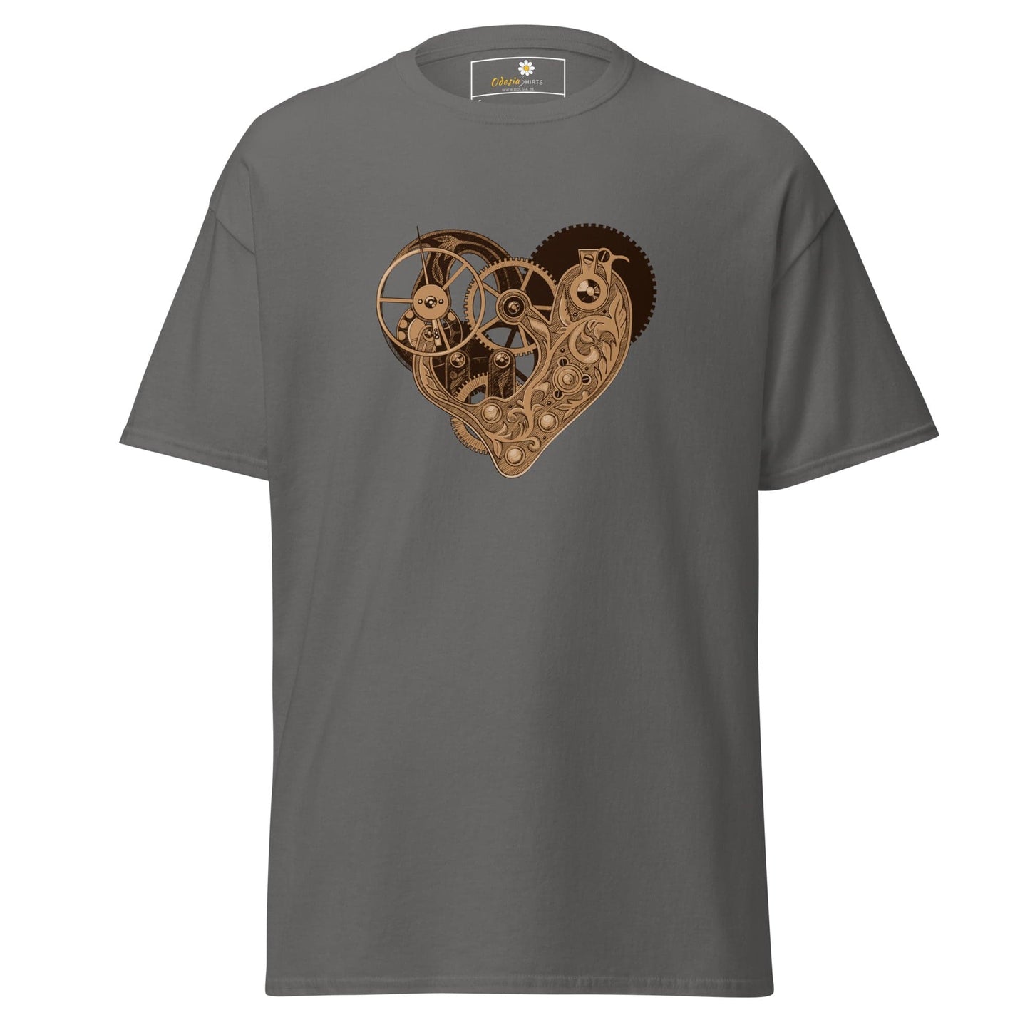Unisex classic tee - ABSTRACT HEART - REGULAR - Charcoal / S