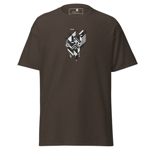 Unisex classic tee - ABSTRACT FIGURE - REGULAR - Dark Chocolate / S