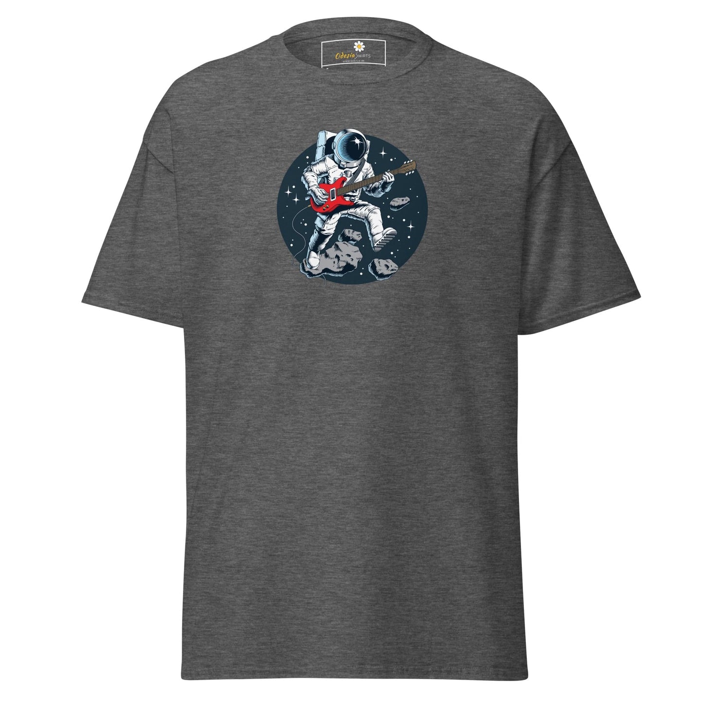 Unisex classic tee - ASTRONAUT MUSIC ROCK - REGULAR - Dark Heather / S