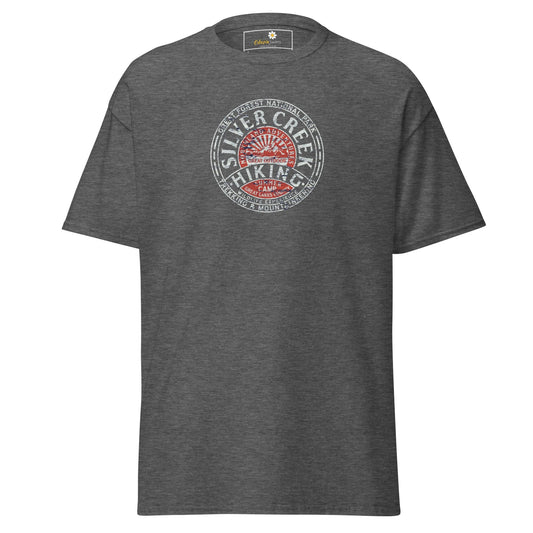Unisex classic tee - ADVENTURE SILVER CREEK HIKING - REGULAR - Dark Heather / S
