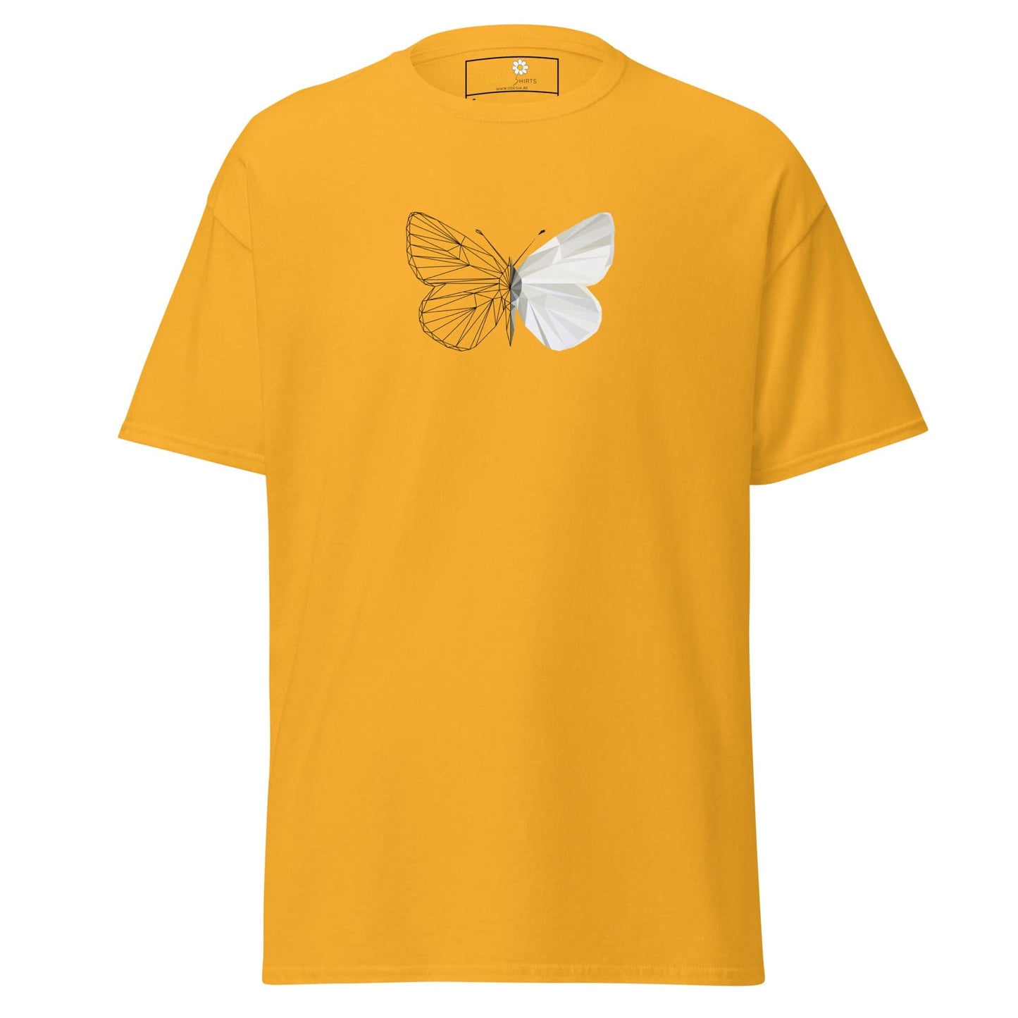 Unisex classic tee - ANIMALS BUTTERFLY - REGULAR - Gold / S