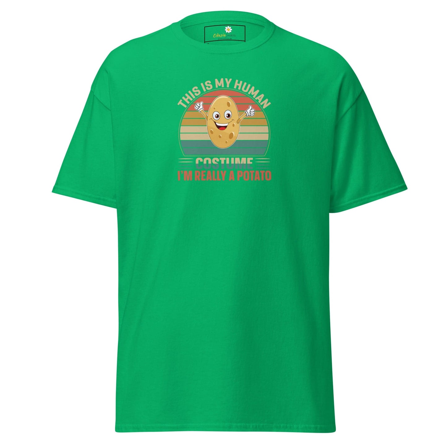 Unisex classic t-shirt - FUN POTATO HUMAN COSTUME - REGULAR - Irish Green / S