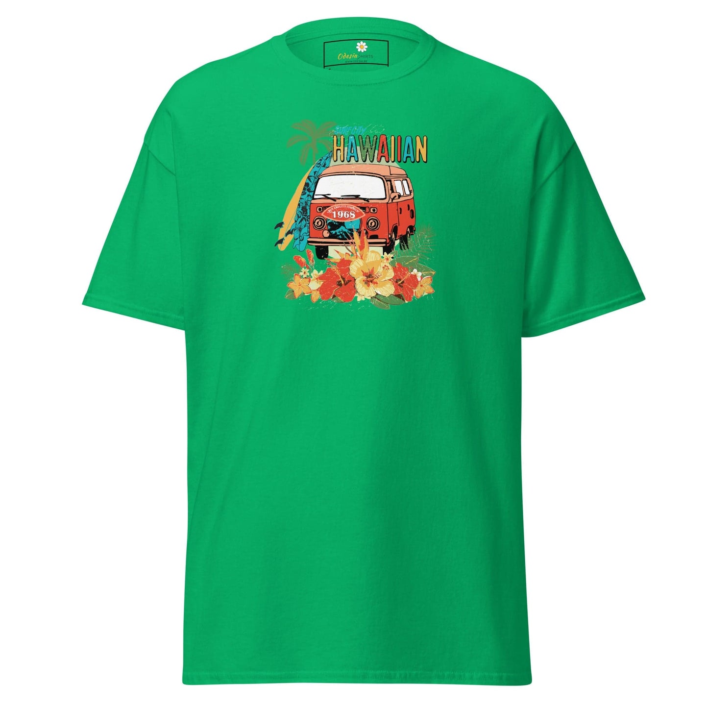 Unisex classic tee - SUMMER HAWAIAN VAN - REGULAR - Irish Green / S
