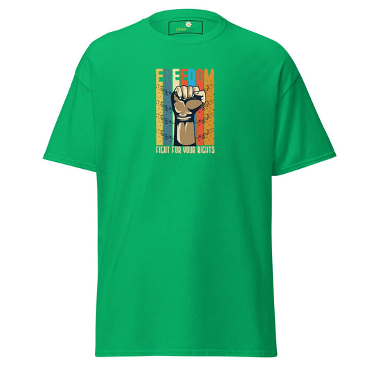 Unisex classic tee - MISC FIGHT FOR FREEDOM - REGULAR - Irish Green / S