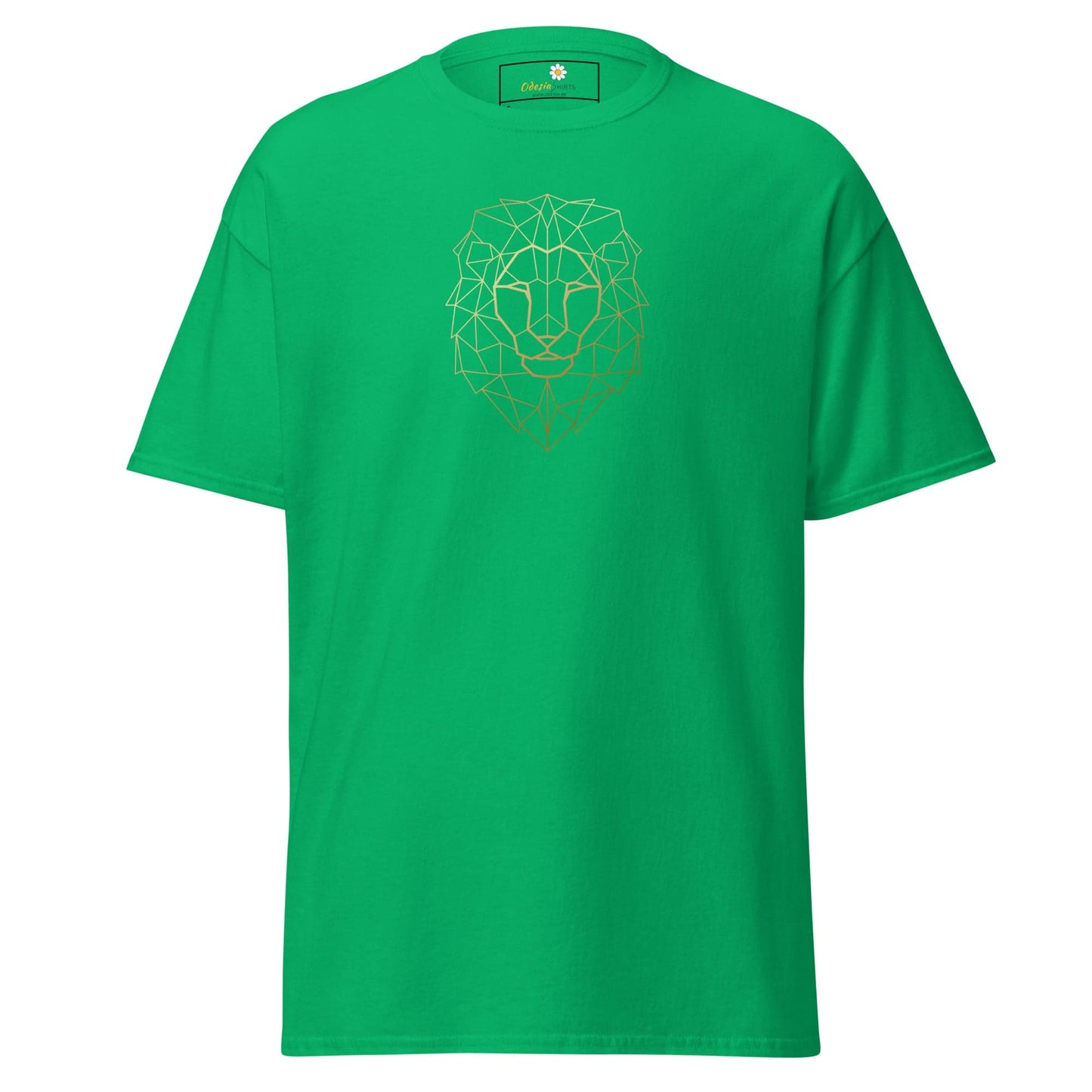Unisex classic tee - WILD LIFE LION HEAD LINES - REGULAR - Irish Green / S