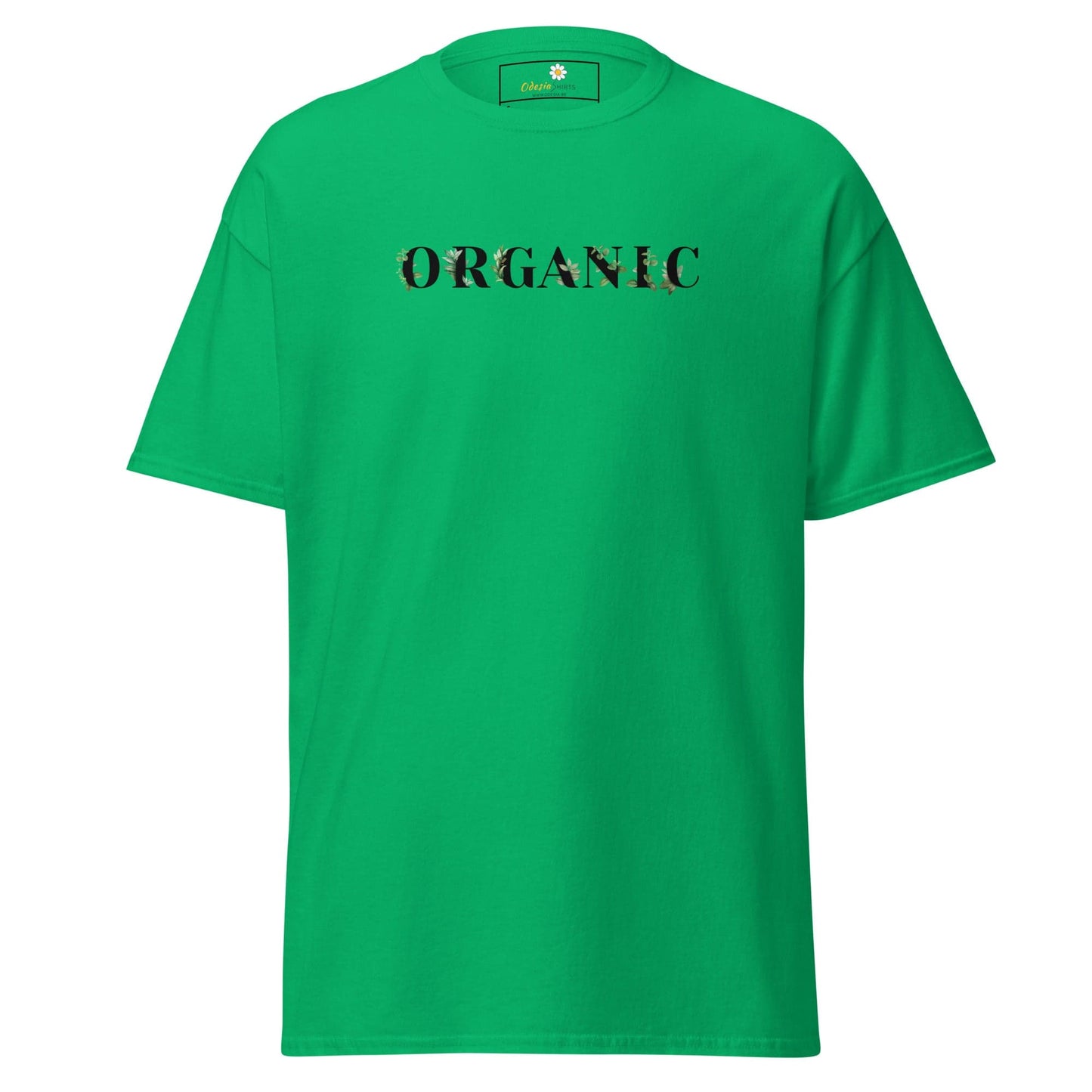 Unisex classic tee - TEXT GREEN ORGANIC - REGULAR - Irish Green / S
