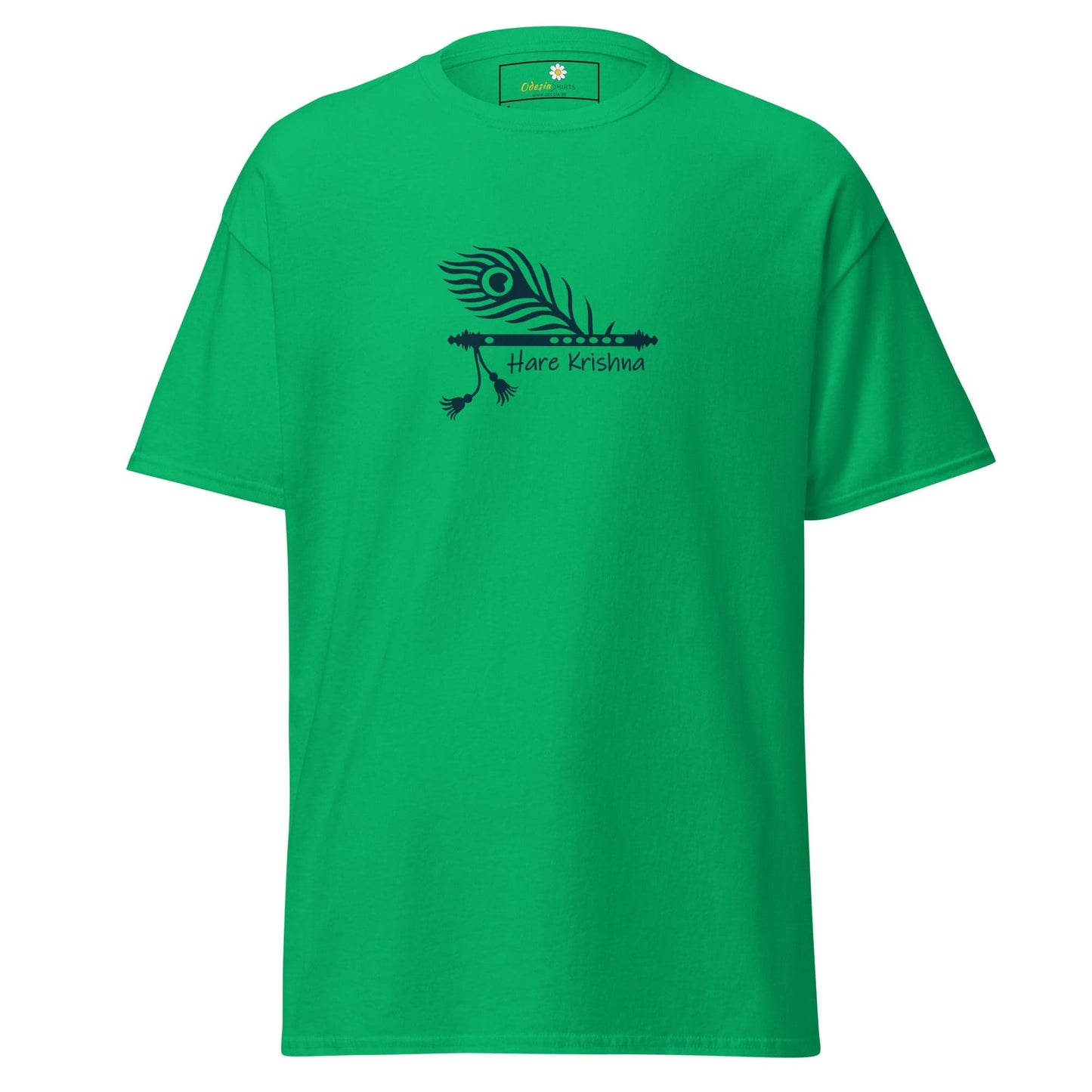 Unisex classic tee - SPIRITUAL KRISHNA’S FLUTE - REGULAR - Irish Green / S