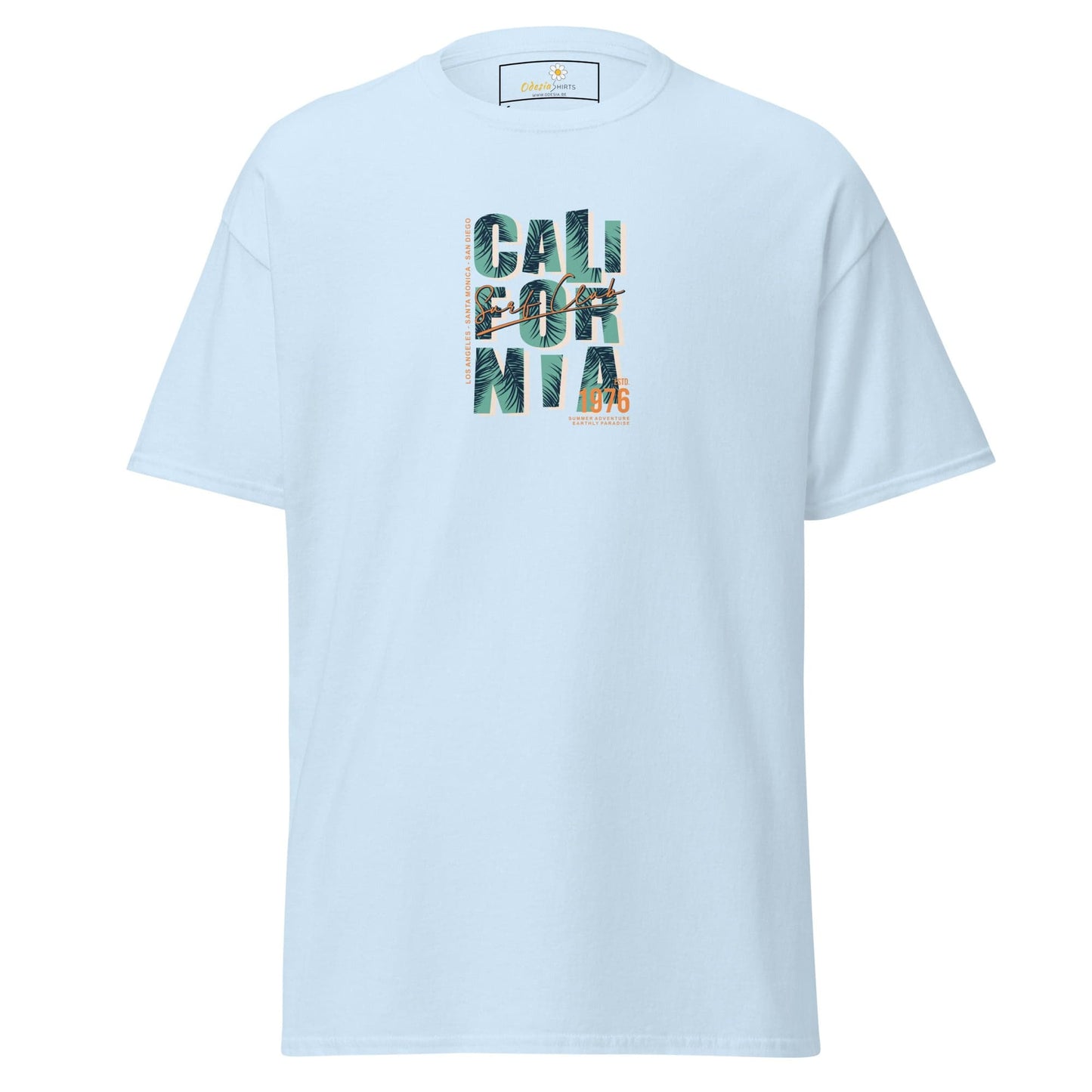 Unisex classic tee - TEXT CALIFORNIA - REGULAR - Light Blue / S