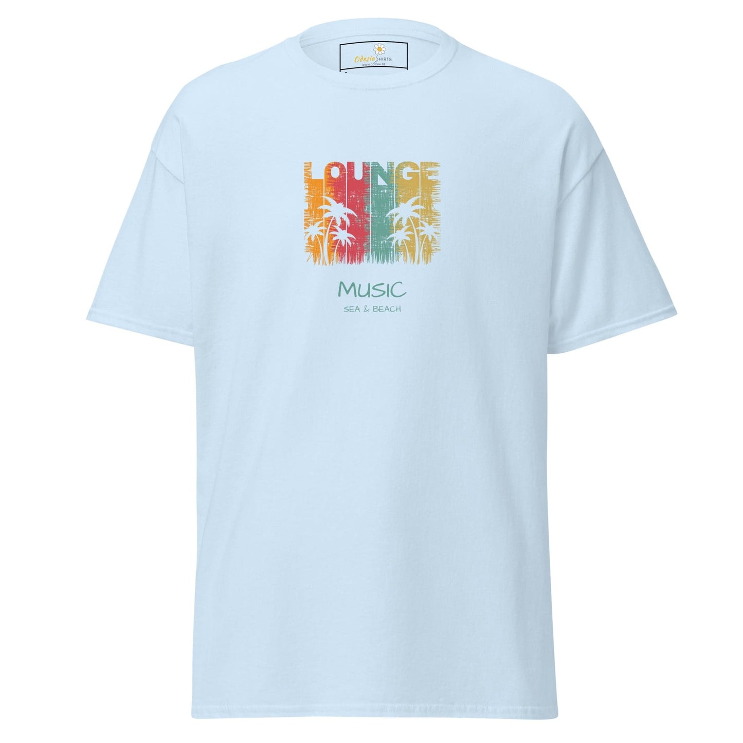 Unisex classic tee - MUSIC LOUNGE - REGULAR - Light Blue / S