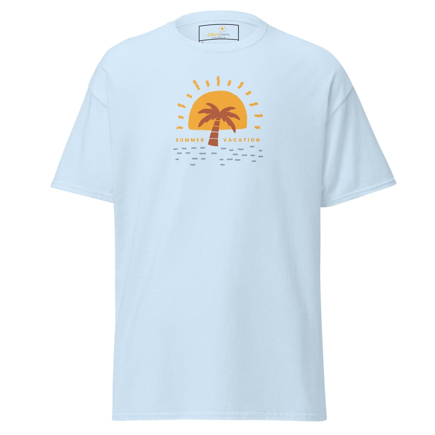 Unisex classic tee - SUMMER VACATION - REGULAR - Light Blue / S