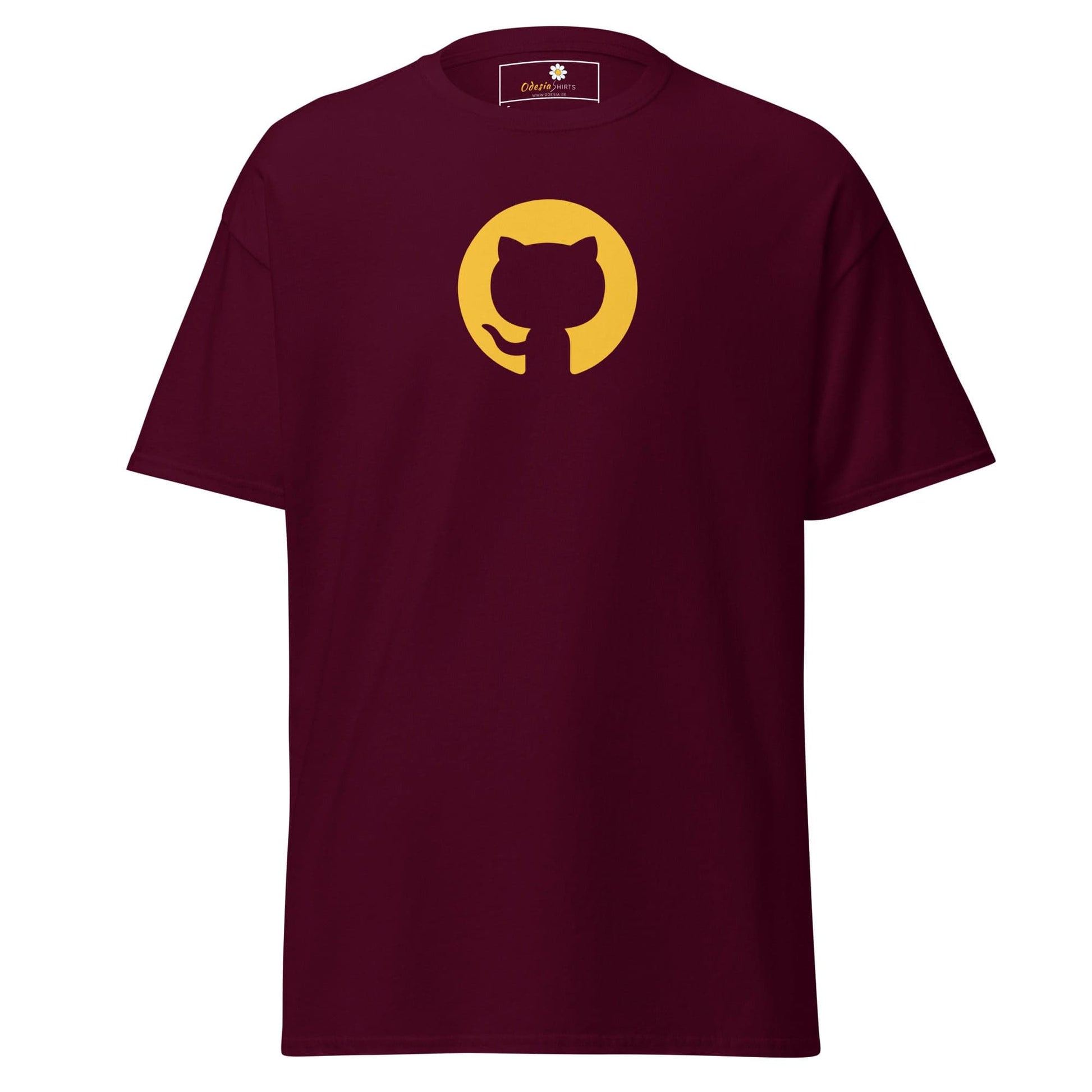Unisex classic tee - IT CAT SILHOUETE - REGULAR - Maroon / S