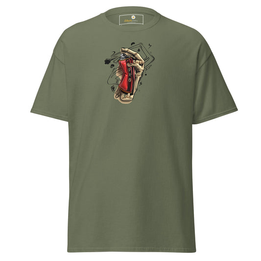Unisex classic tee - MISC PAINT CANS - REGULAR - Military Green / S
