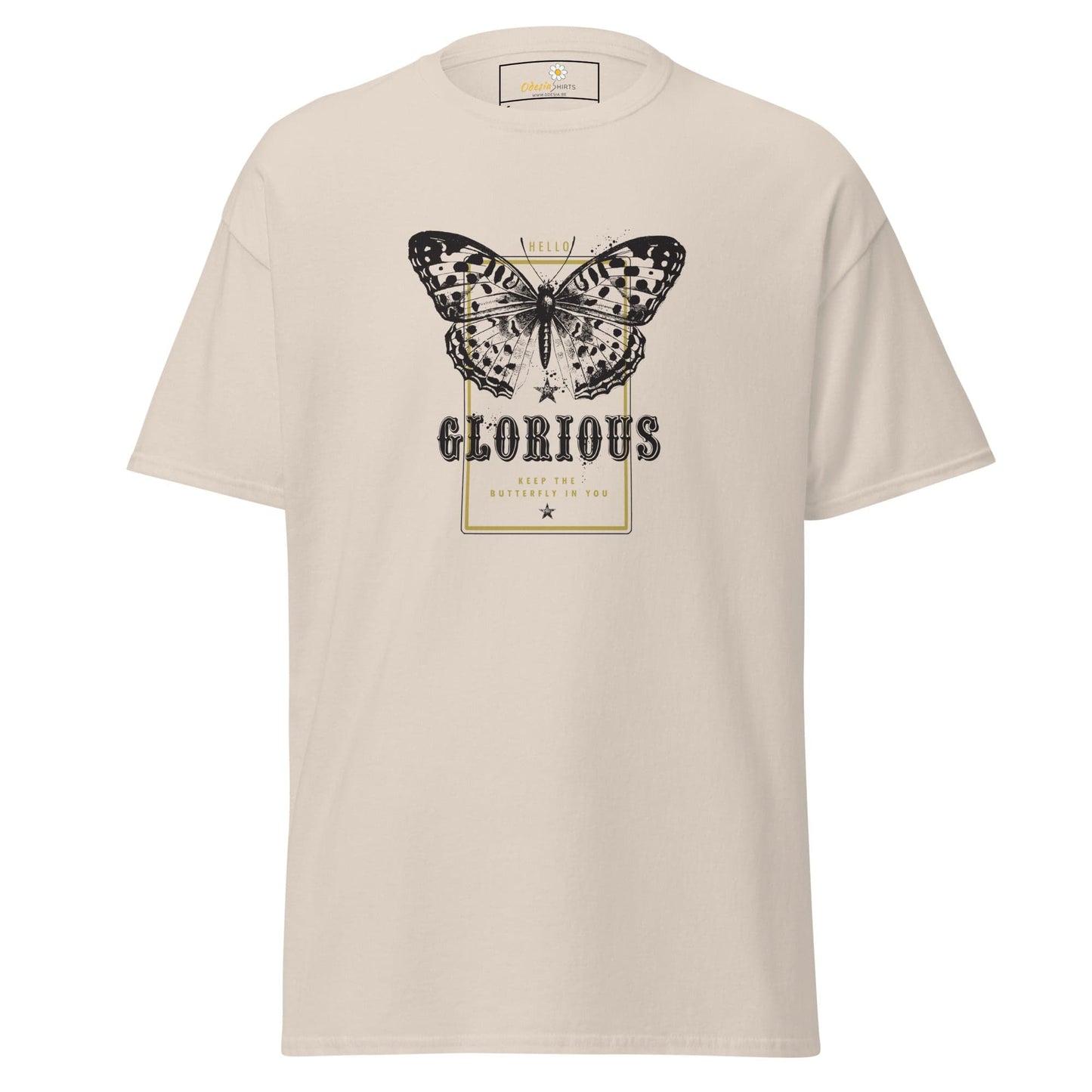 Unisex classic tee - ANIMALS GLORIOUS BUTTERFLY - REGULAR - Natural / S
