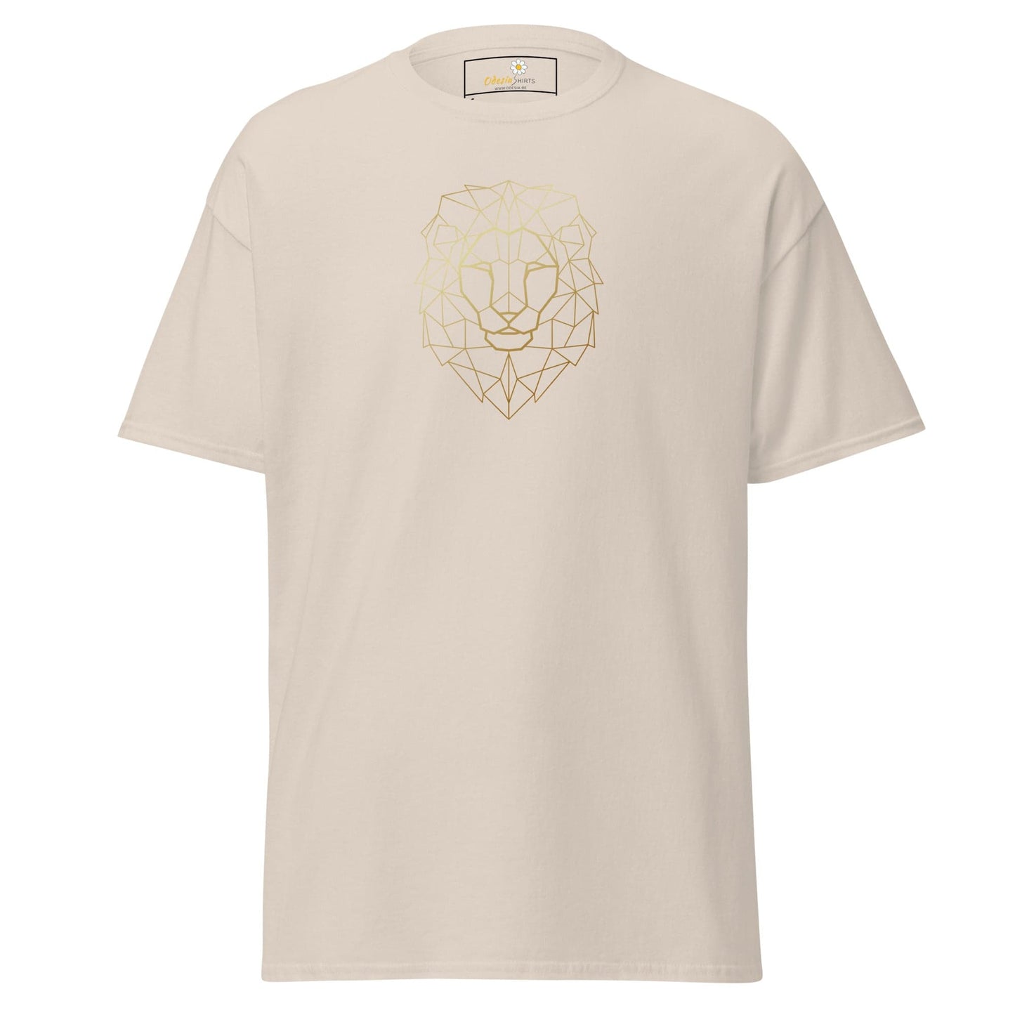 Unisex classic tee - WILD LIFE LION HEAD LINES - REGULAR - Natural / S