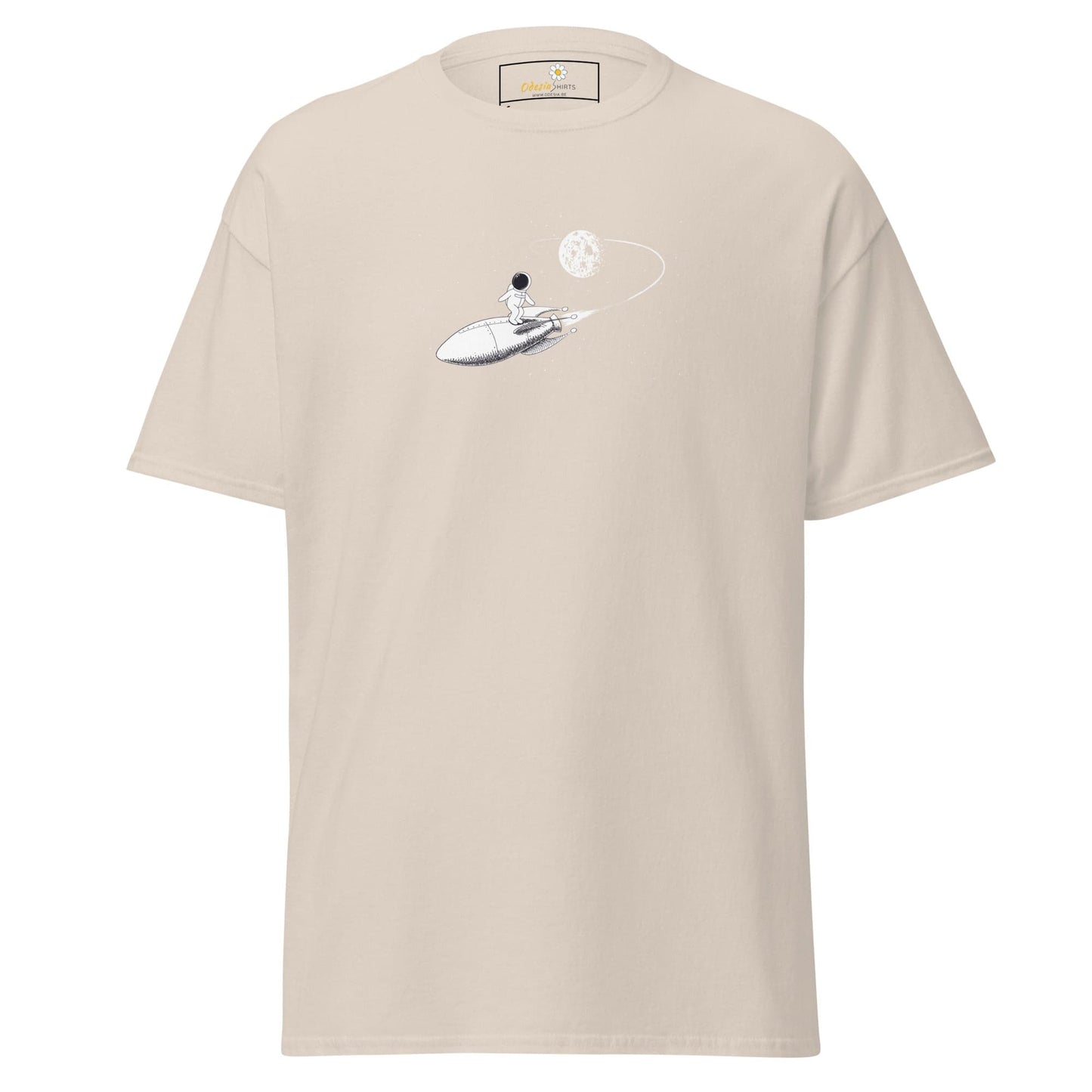 Unisex classic tee - ASTRONAUT ROCKET - REGULAR - Natural / S