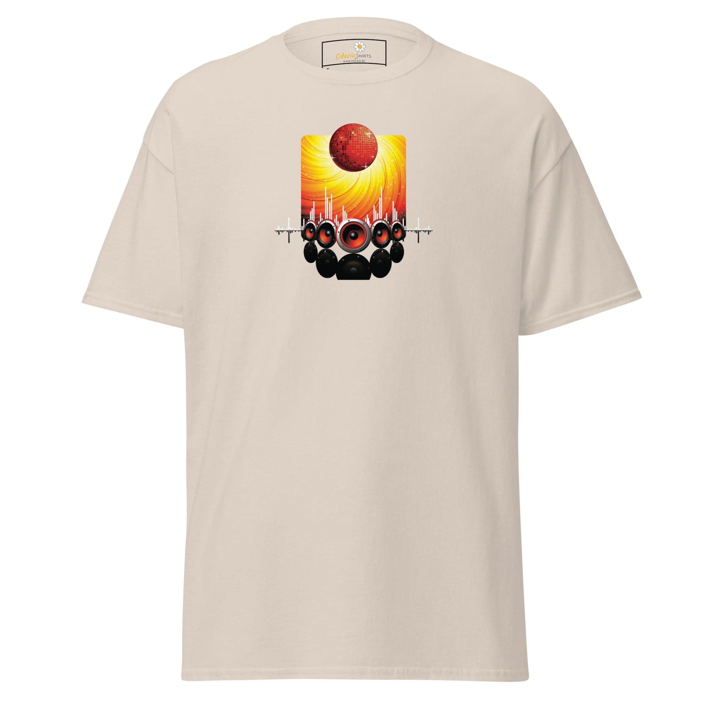 Unisex classic tee - MUSIC SPEAKERS - REGULAR - Natural / S