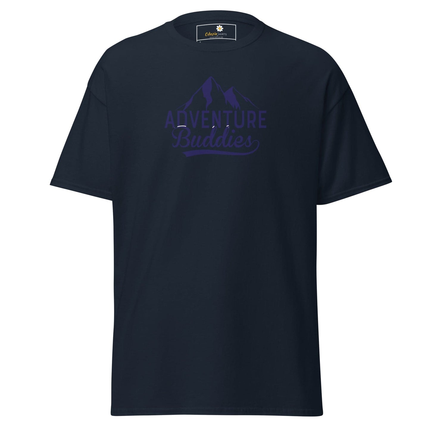 Unisex classic t-shirt - SPORT ADVENTURE BUDDIES - REGULAR - Navy / S