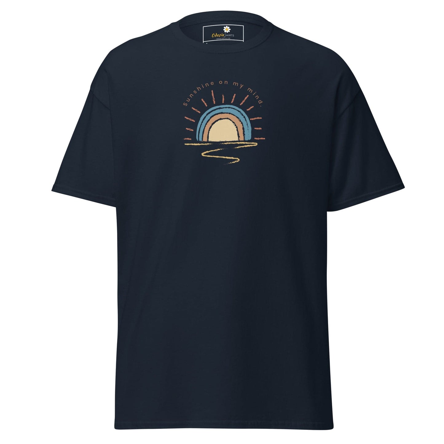 Unisex classic tee - SUMMER SUNSHINE ON MIND - REGULAR - Navy / S